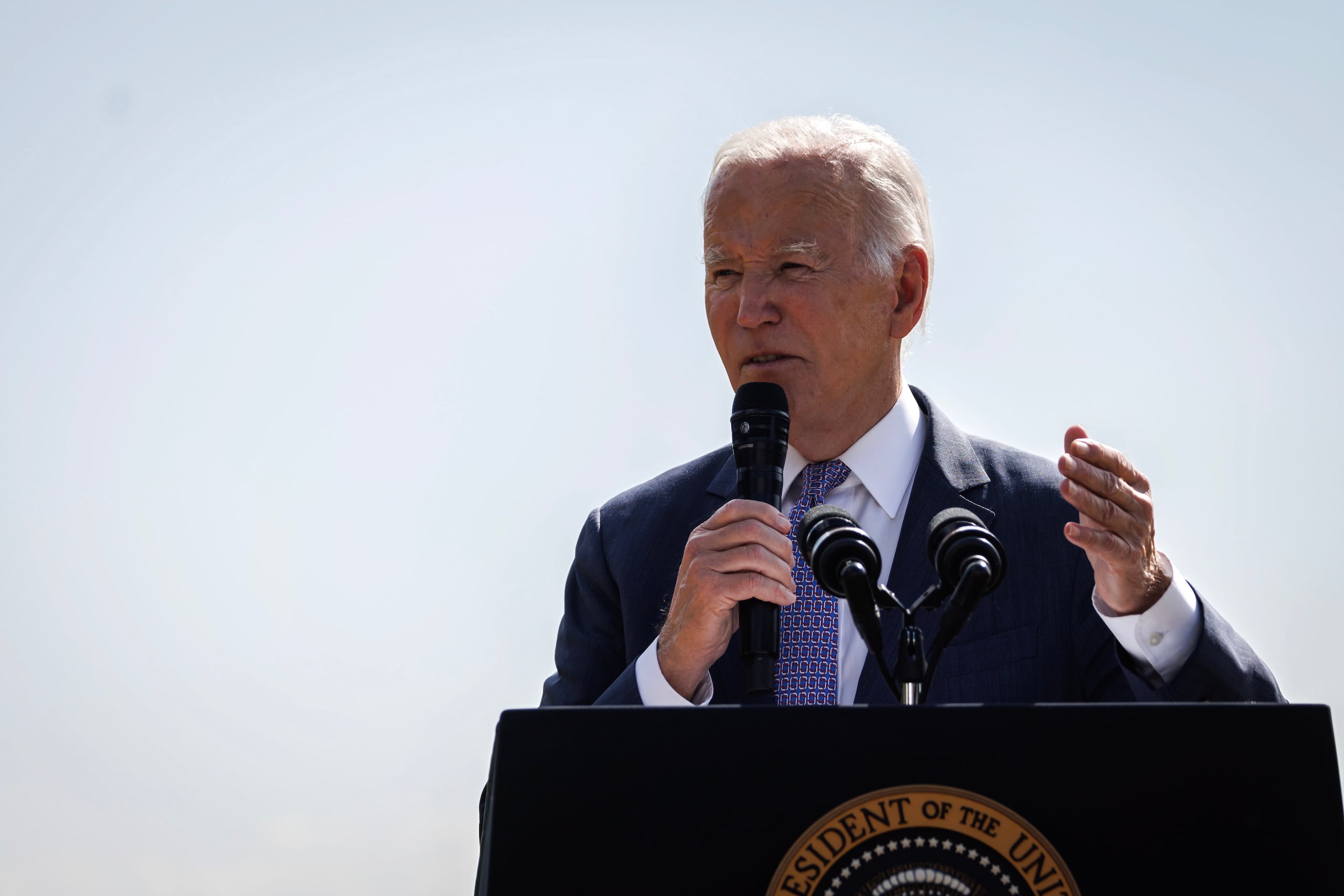 El presidente de los Estados Unidos, Joe Biden (EFE/EPA/TING SHEN / POOL)