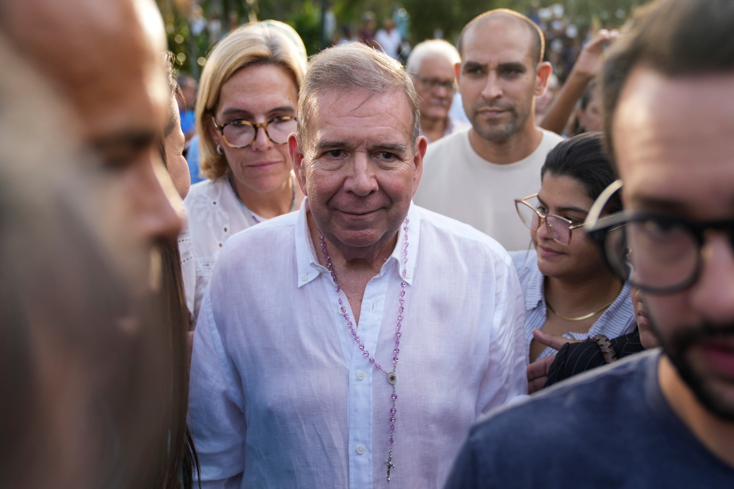 El candidato presidencial de la oposición venezolana, Edmundo González (AP Foto/Ariana Cubillos, Archivo)
