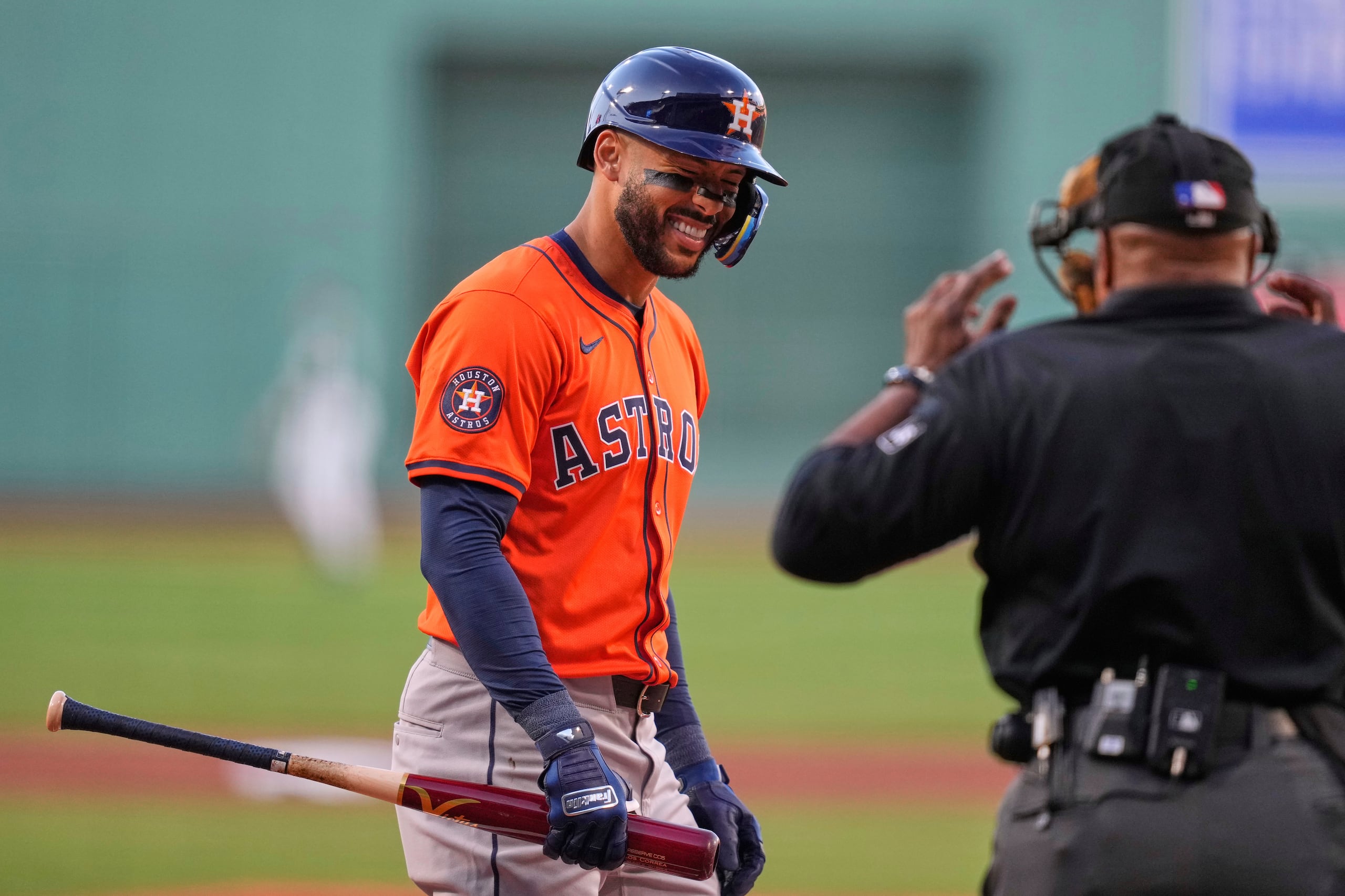 Carlos Correa se reincorporó a los Astros el viernes.