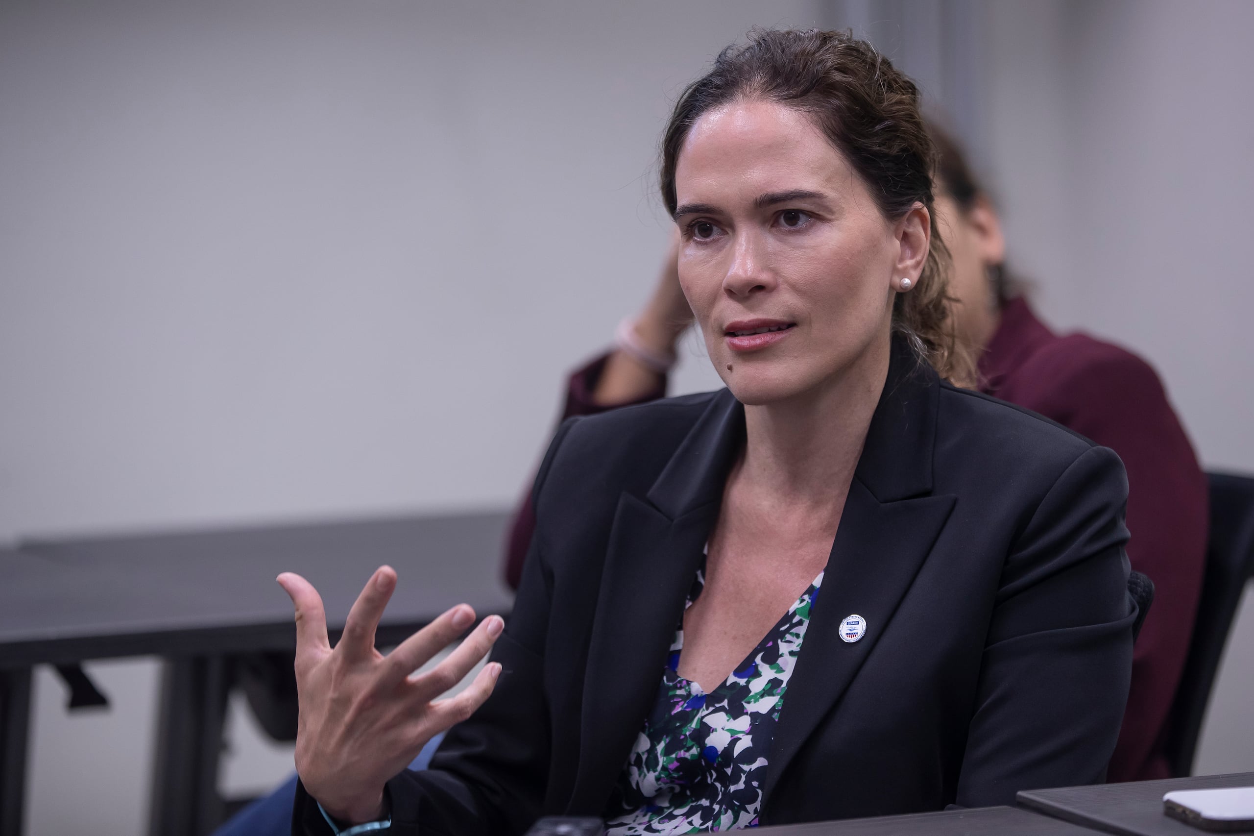 La directora adjunta para América Latina y el Caribe de la Agencia de los Estados Unidos para el Desarrollo Internacional (USAID), Mileydi Guilarte, participó en el encuentro.