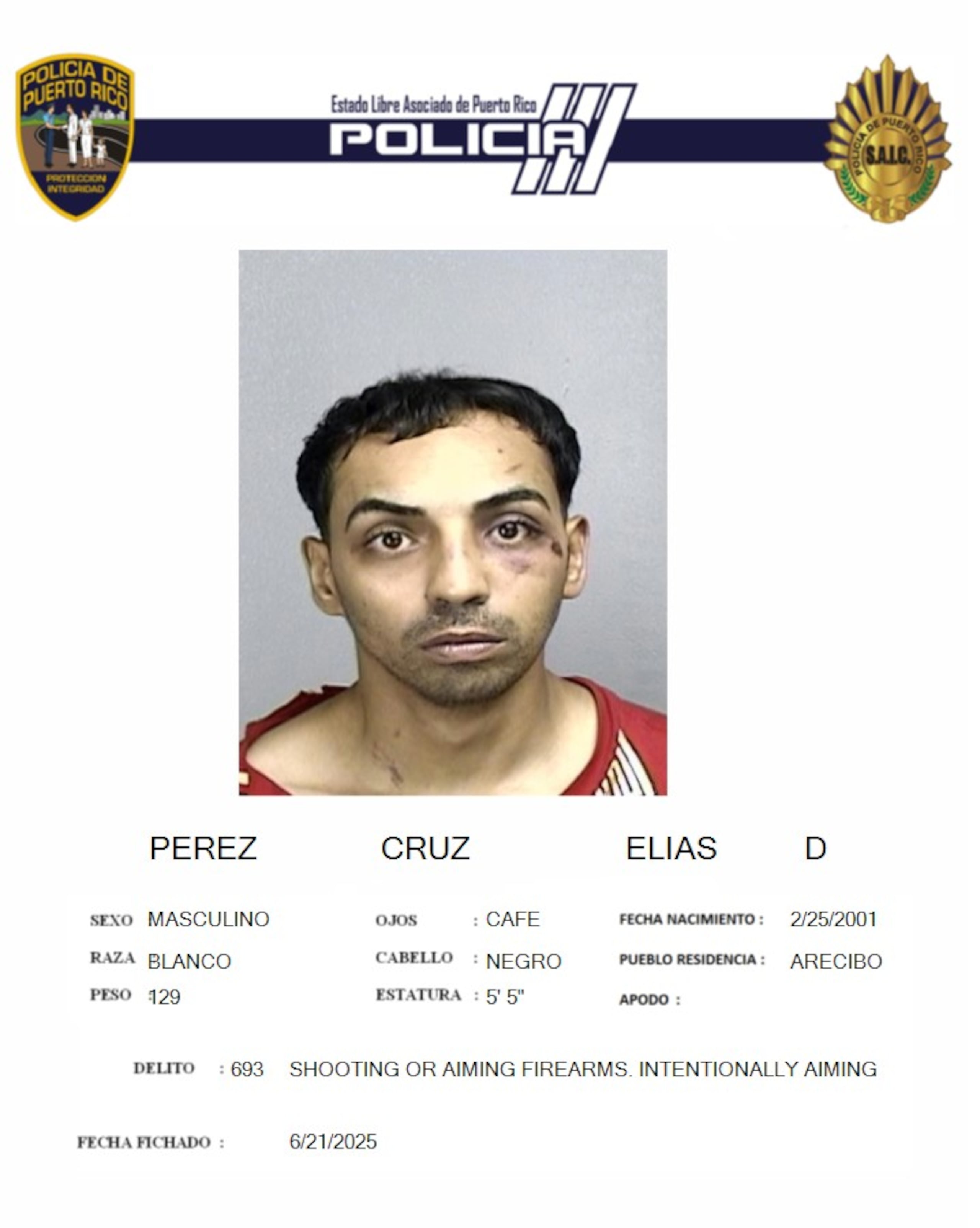 Elías Daniel Pérez Cruz,