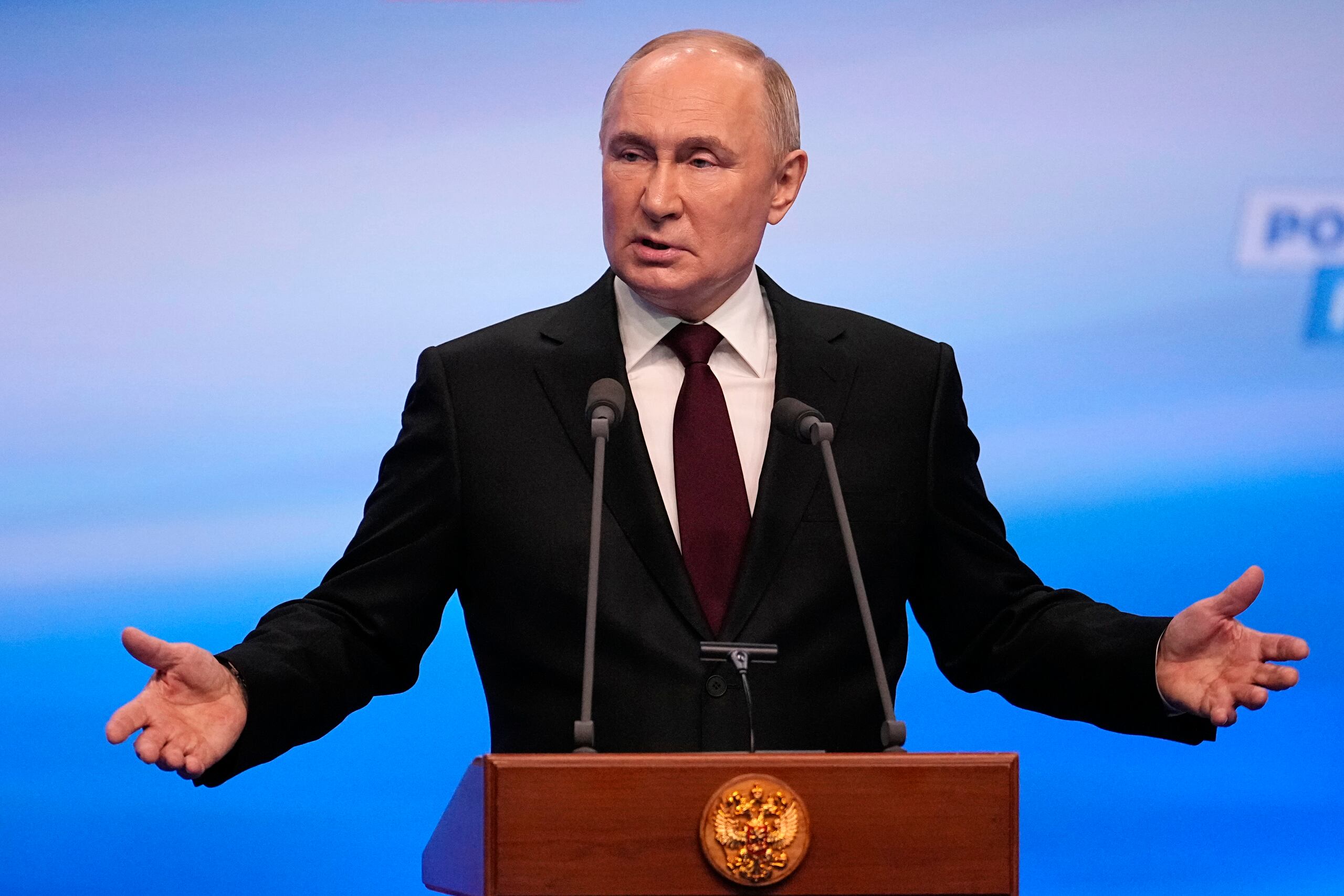 El presidente de Rusia Vladimir Putin (AP Foto/Alexander Zemlianichenko)
