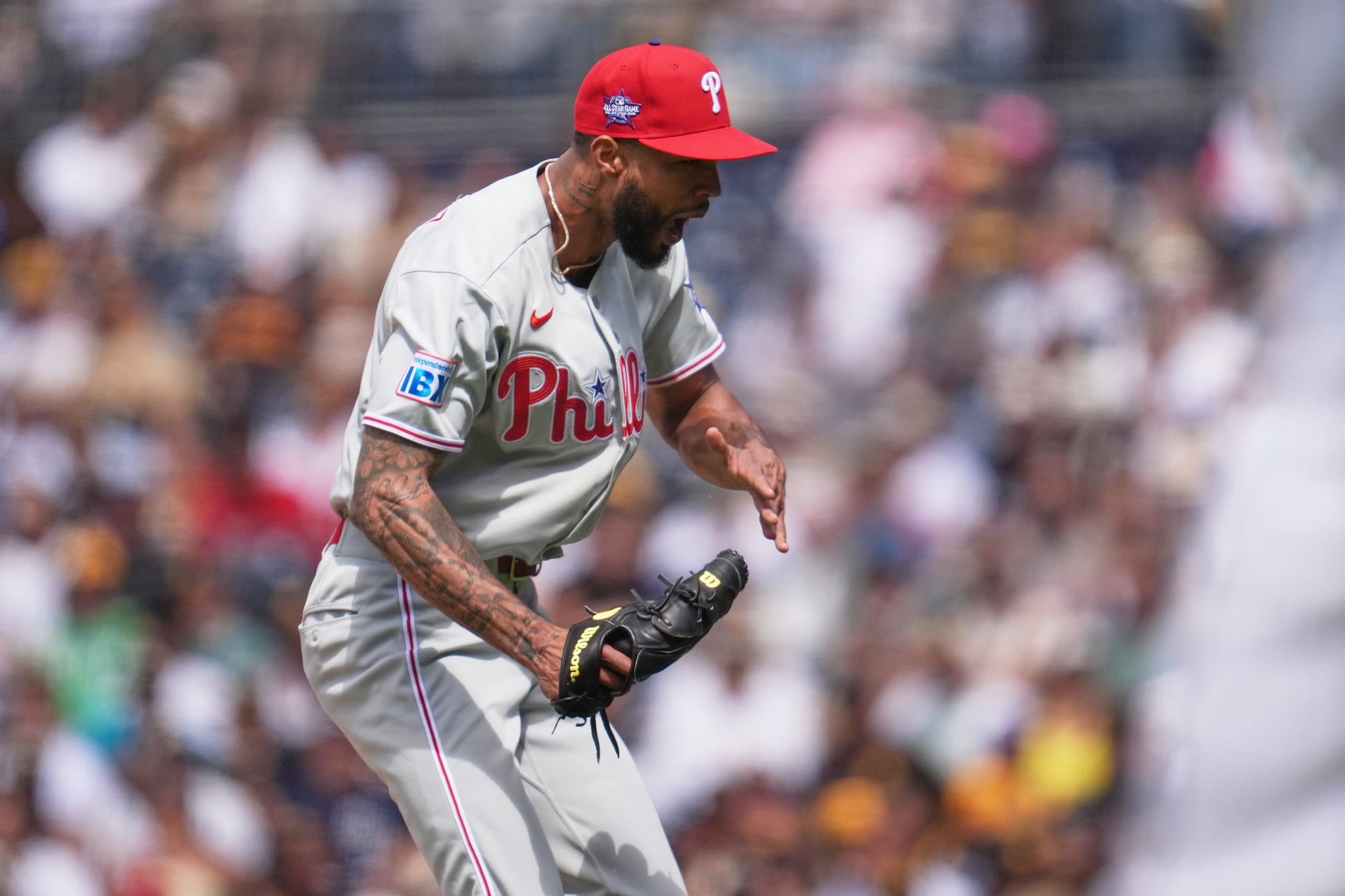 Cristopher Sánchez de los Phillies de Filadelfia.