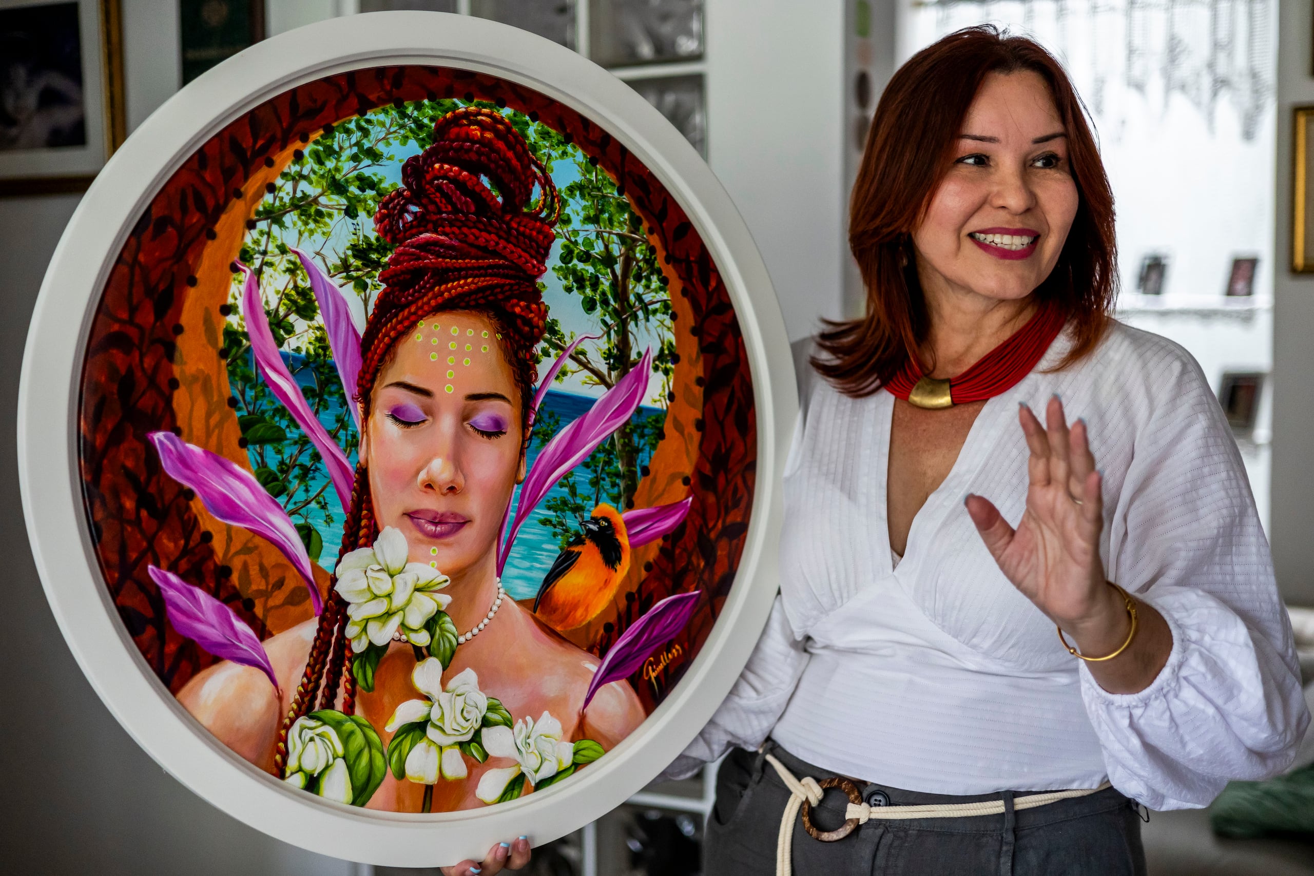 La alegría y el amor de las nuevas generaciones por el país quedan reflejados en sus obras.