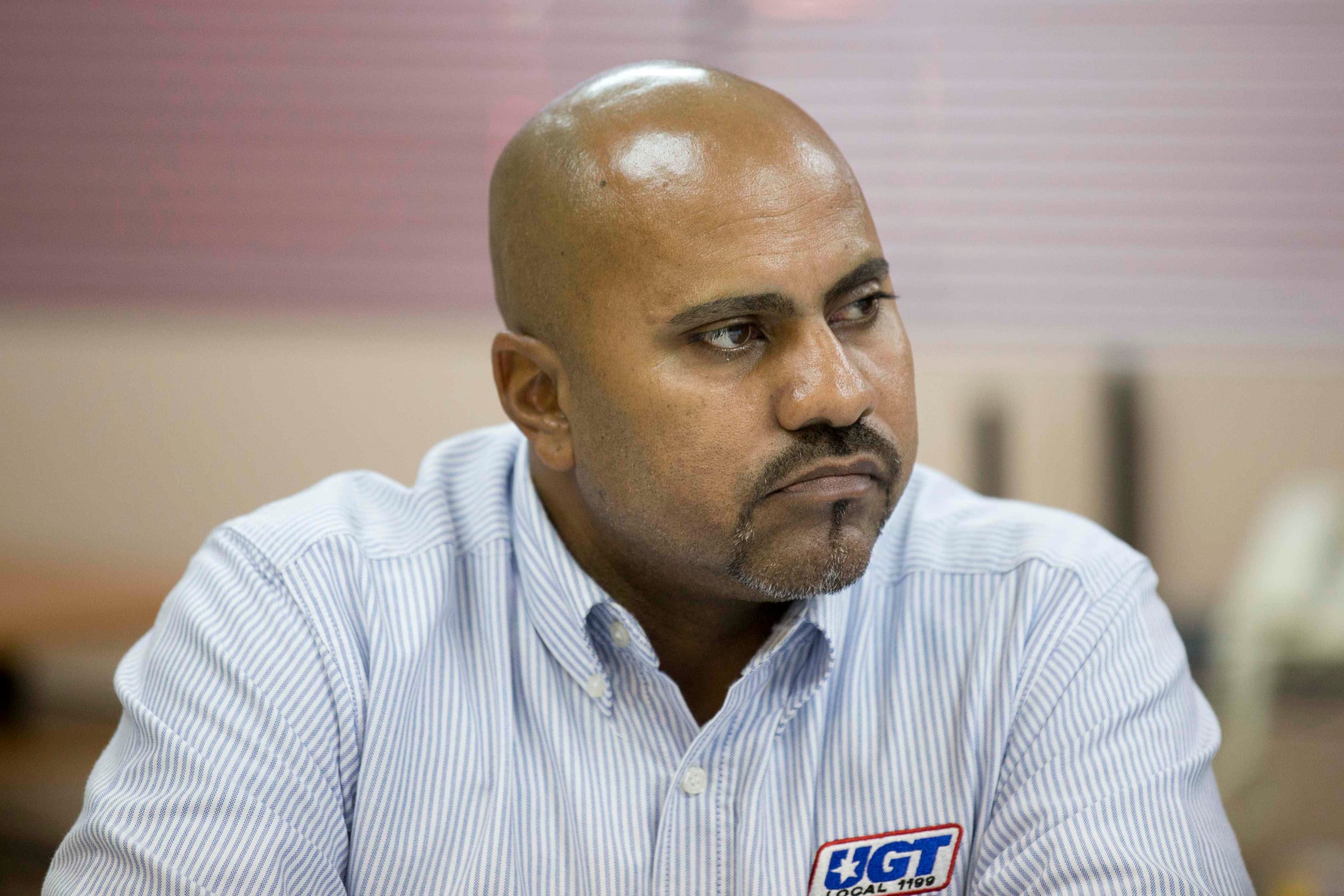 Gerson Guzmán López, presidente de la Unión General de Trabajadores. (GFR Media)