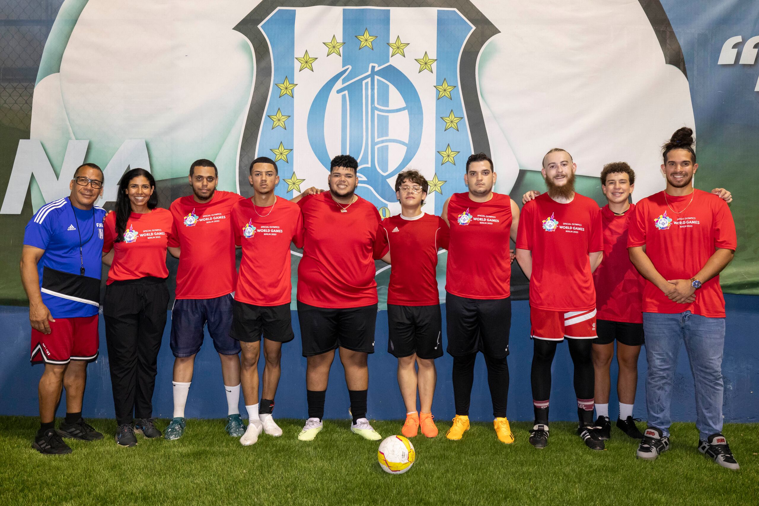 El equipo de futsal participó en múltiples sesiones para ayudar a prepararse en el manejo del estrés.