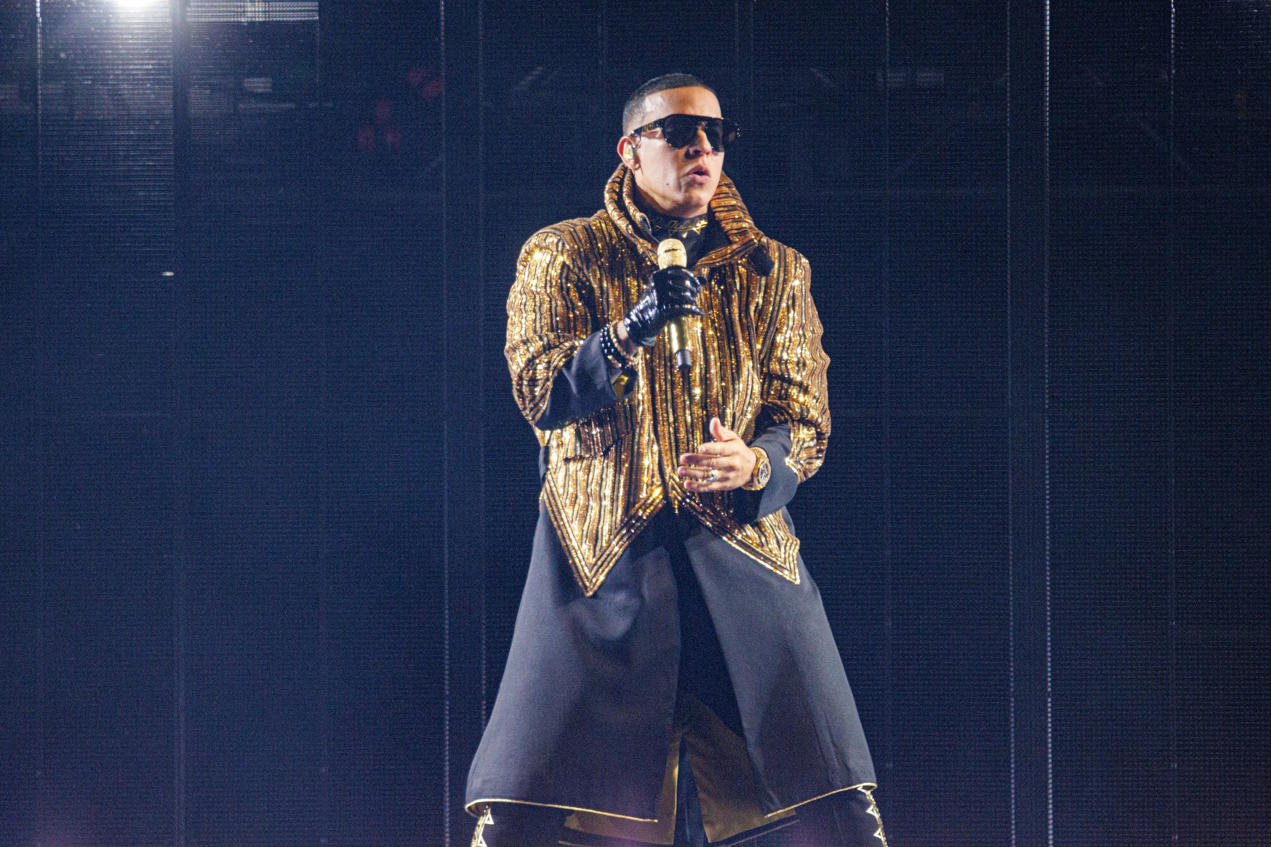 Daddy Yankee durante un concierto de su gira de despedida "La última vuelta" en Inglewood, California, el 27 de julio de 2022.