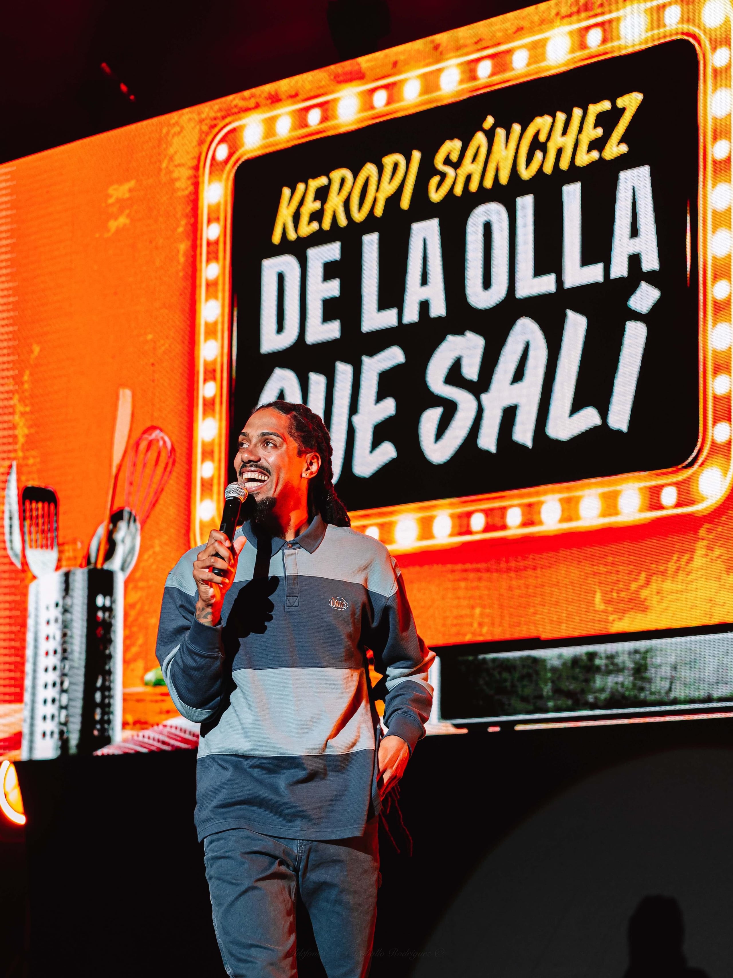 Keropi Sánchez se distingue por una propuesta de comedia limpia.