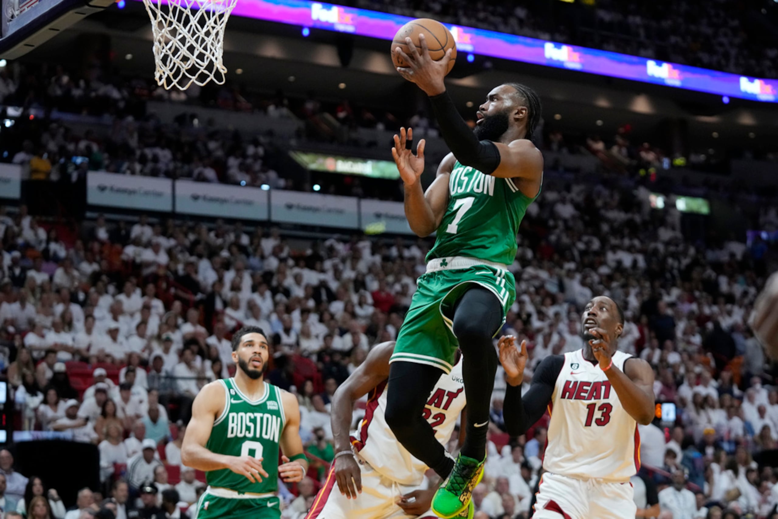 Jaylen Brown recién finalizó su octava temporada en la NBA.