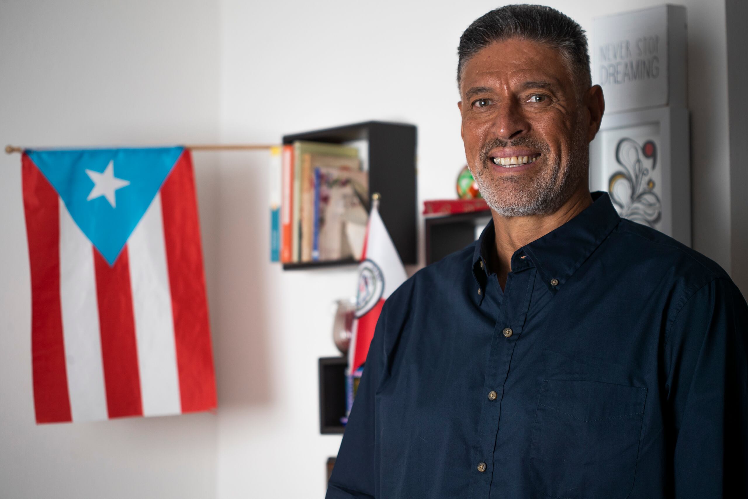 José “Piculín” Ortiz en su residencia en Guaynabo.