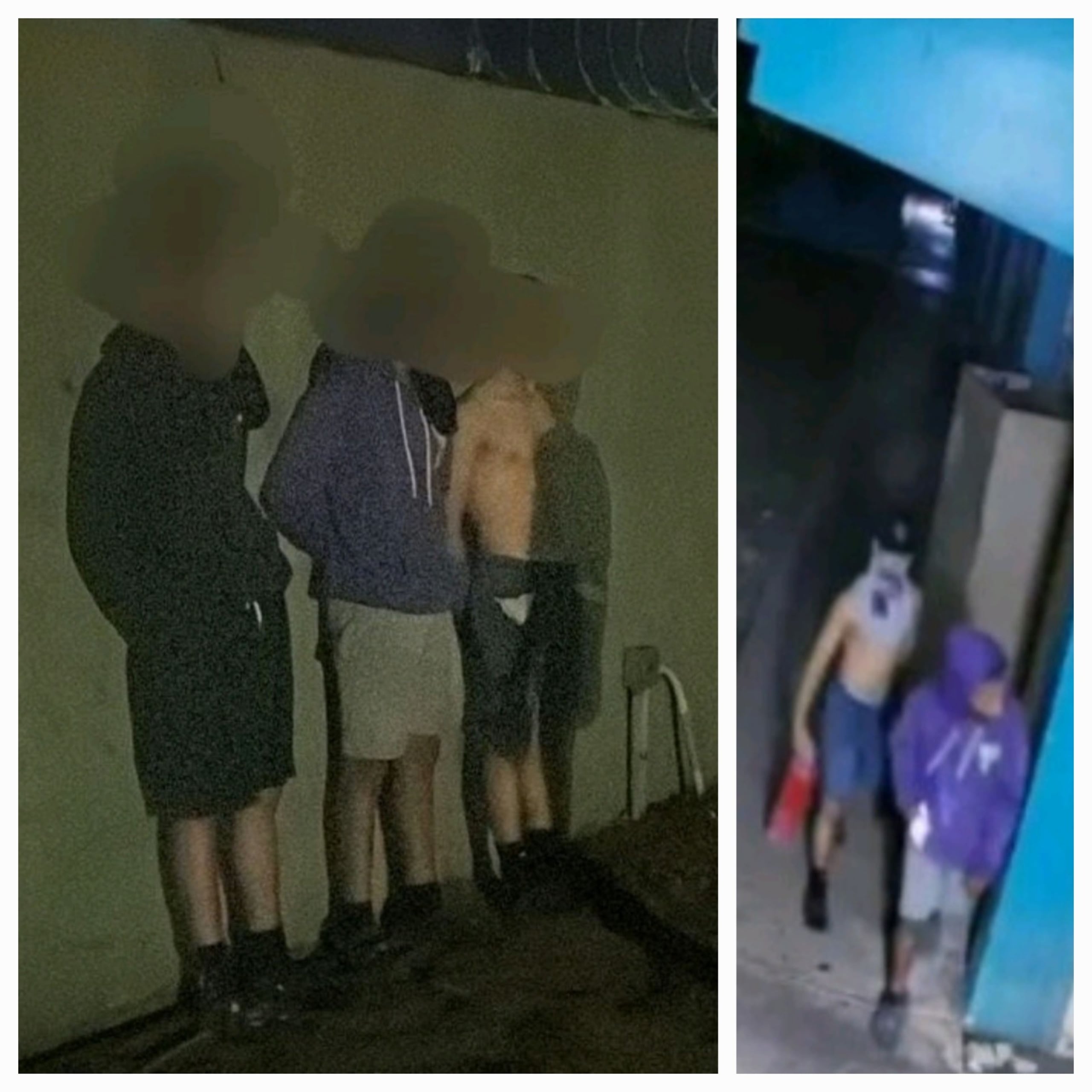 Agentes de la Policía Turística Municipal de San Juan intervinieron con tres menores tras ser sorprendidos escalando la escuela Ramón Power, en Santurce.