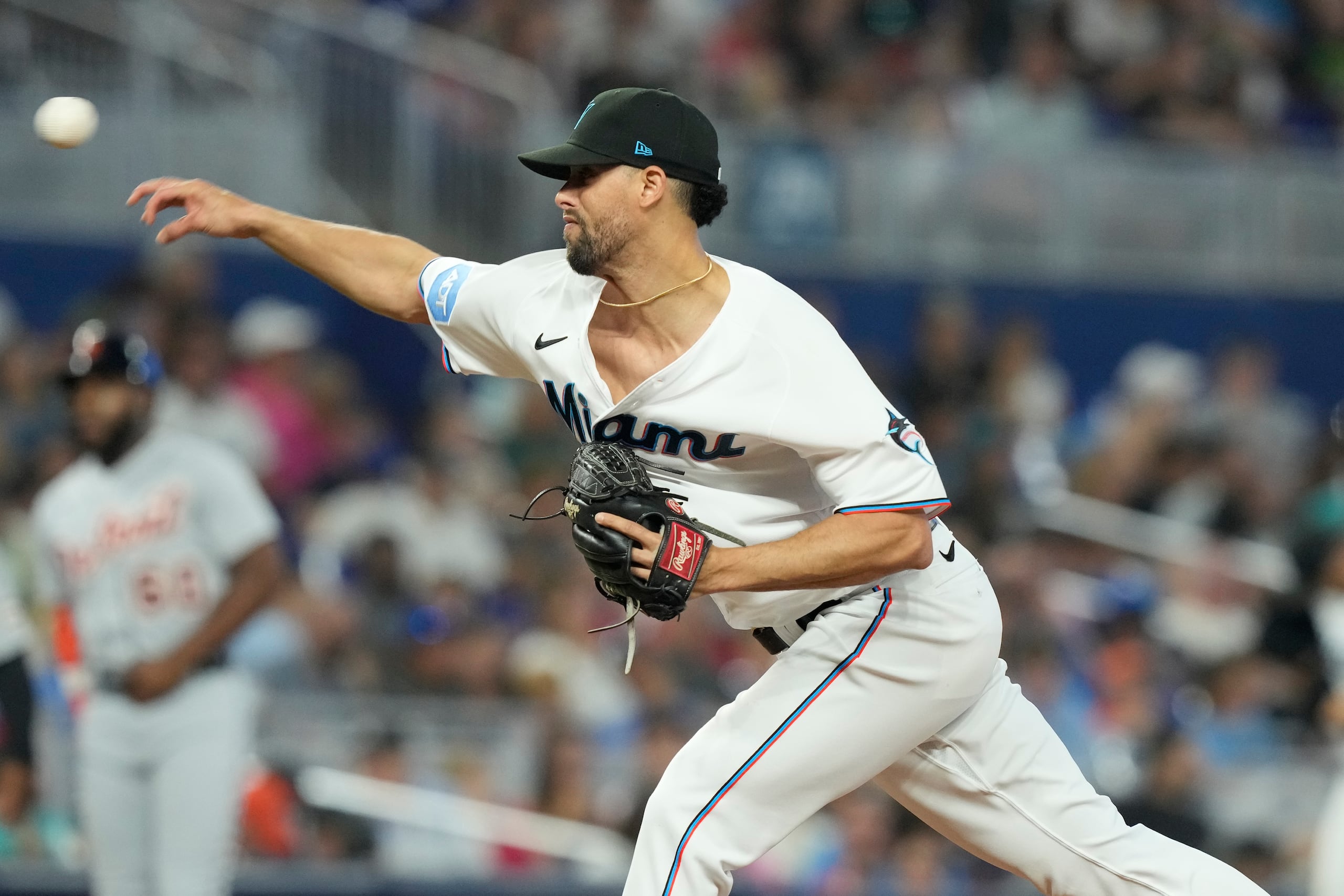 Jorge López fue adquirido por Miami el pasado jueves.