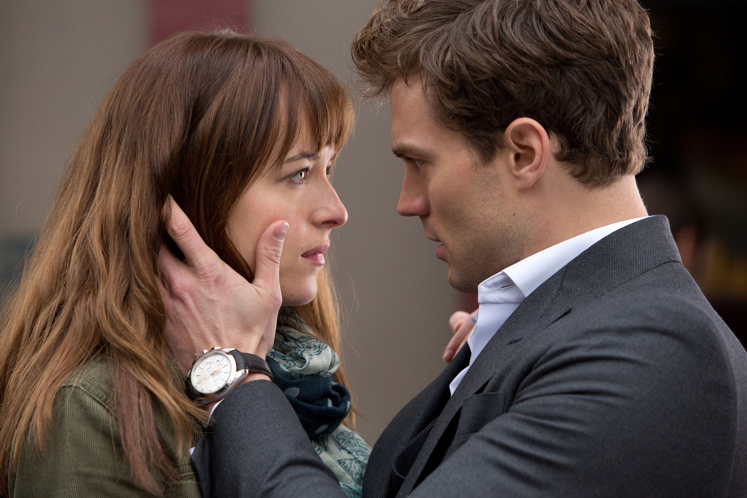 Dakota Johnson y Jamie Dornan.