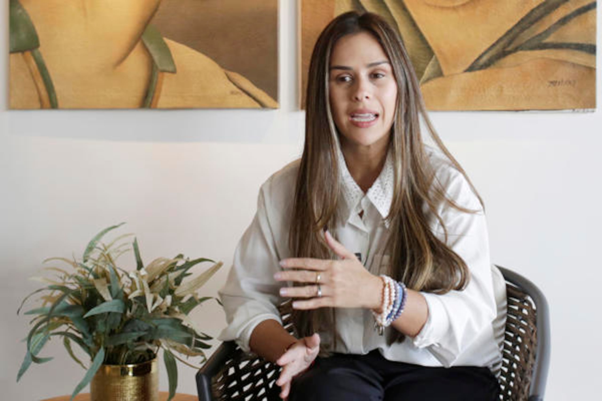 La congresista colombiana Ángela Vergara