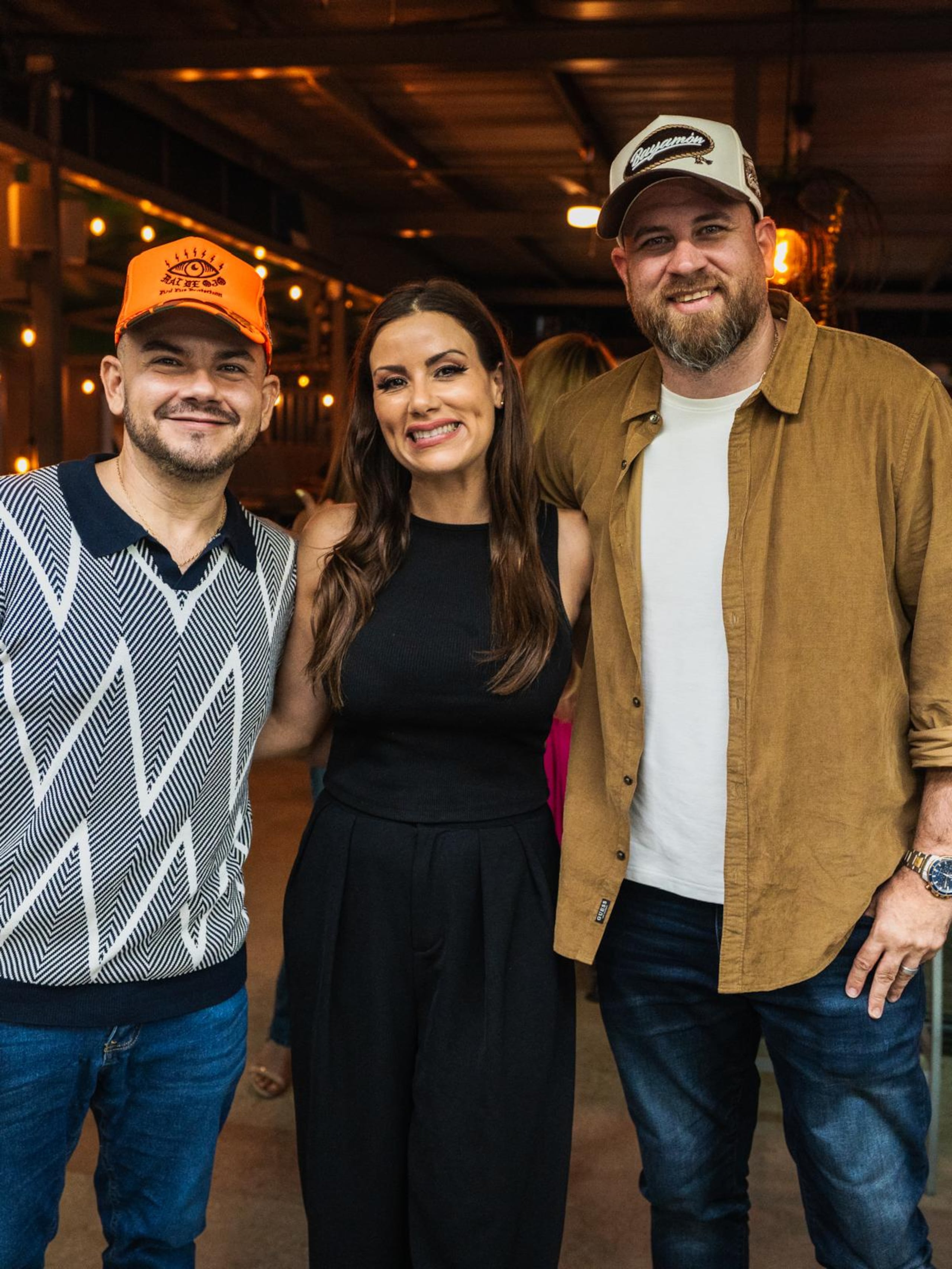 Waldo Díaz, Shanira Blanco y Danilo Beauchamp