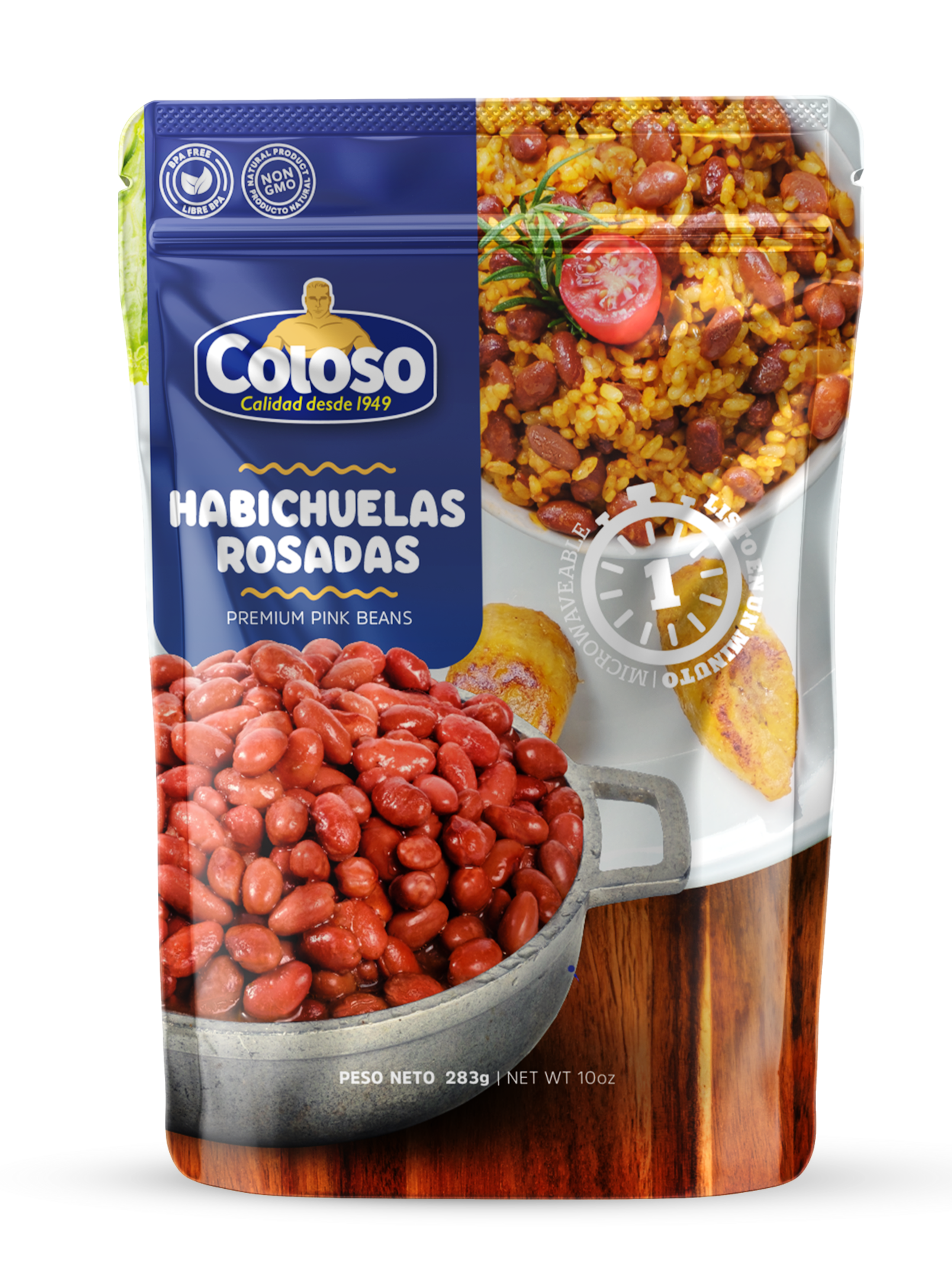 Los "pouches" de granos Coloso brindan soluciones culinarias que se adaptan a tu estilo de vida agitado y exigente.