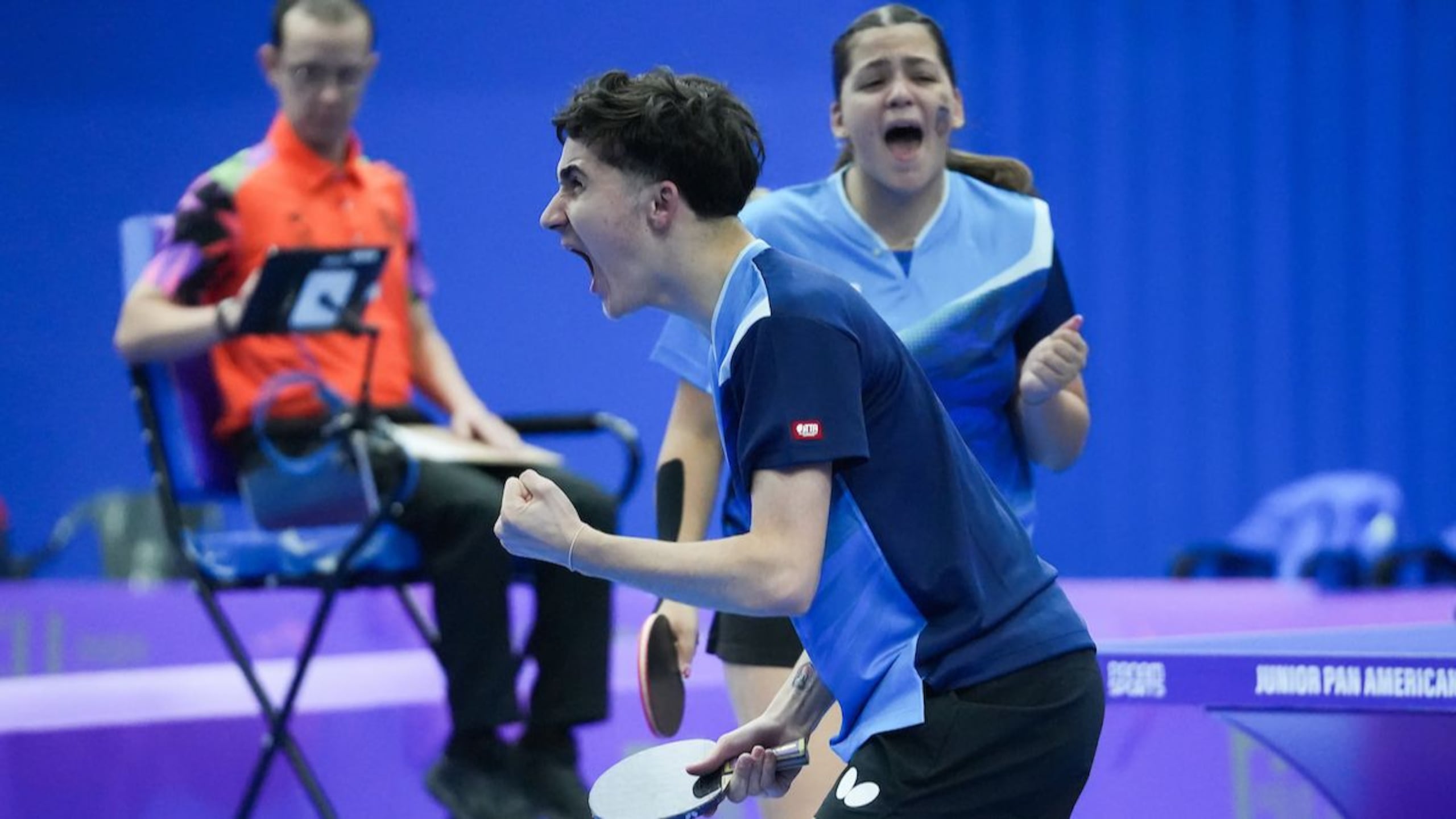 Enrique Ríos y Kristal Meléndez tiene asegurada medalla de plata en los Juegos Panamericanos Junior. Suministrada / Copur / Straffon Images /