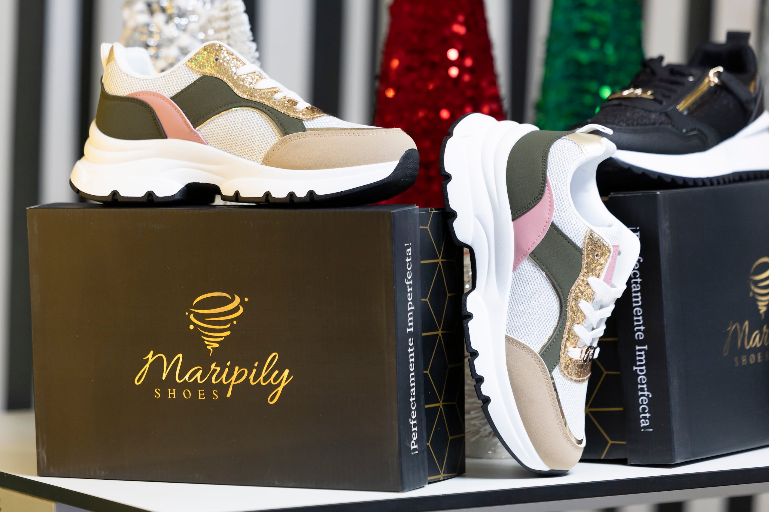 Maripily destacó la comodidad del calzado deportivo.