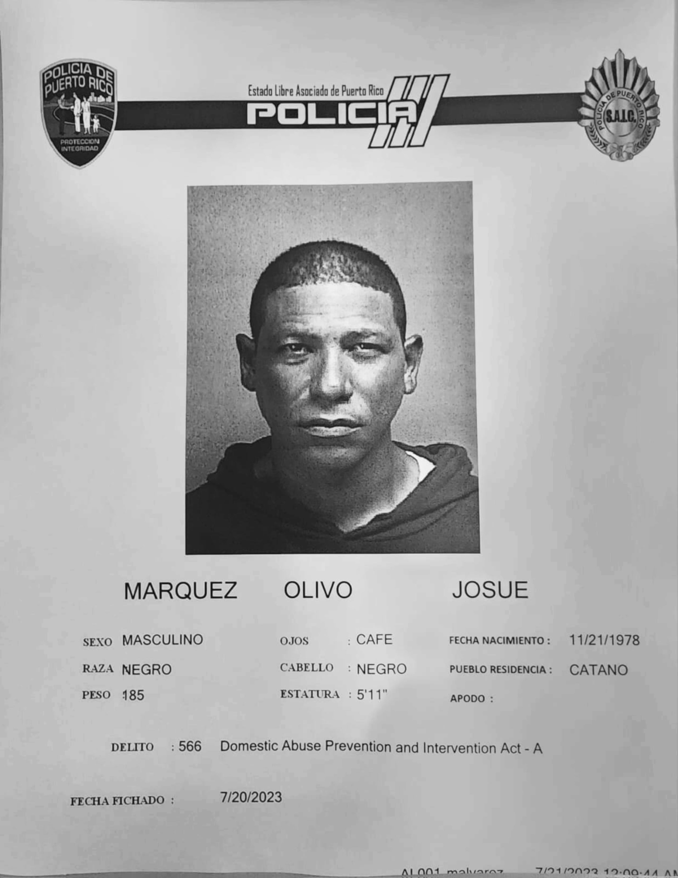 Josué Márquez Olivo fue acusado por violencia de género.