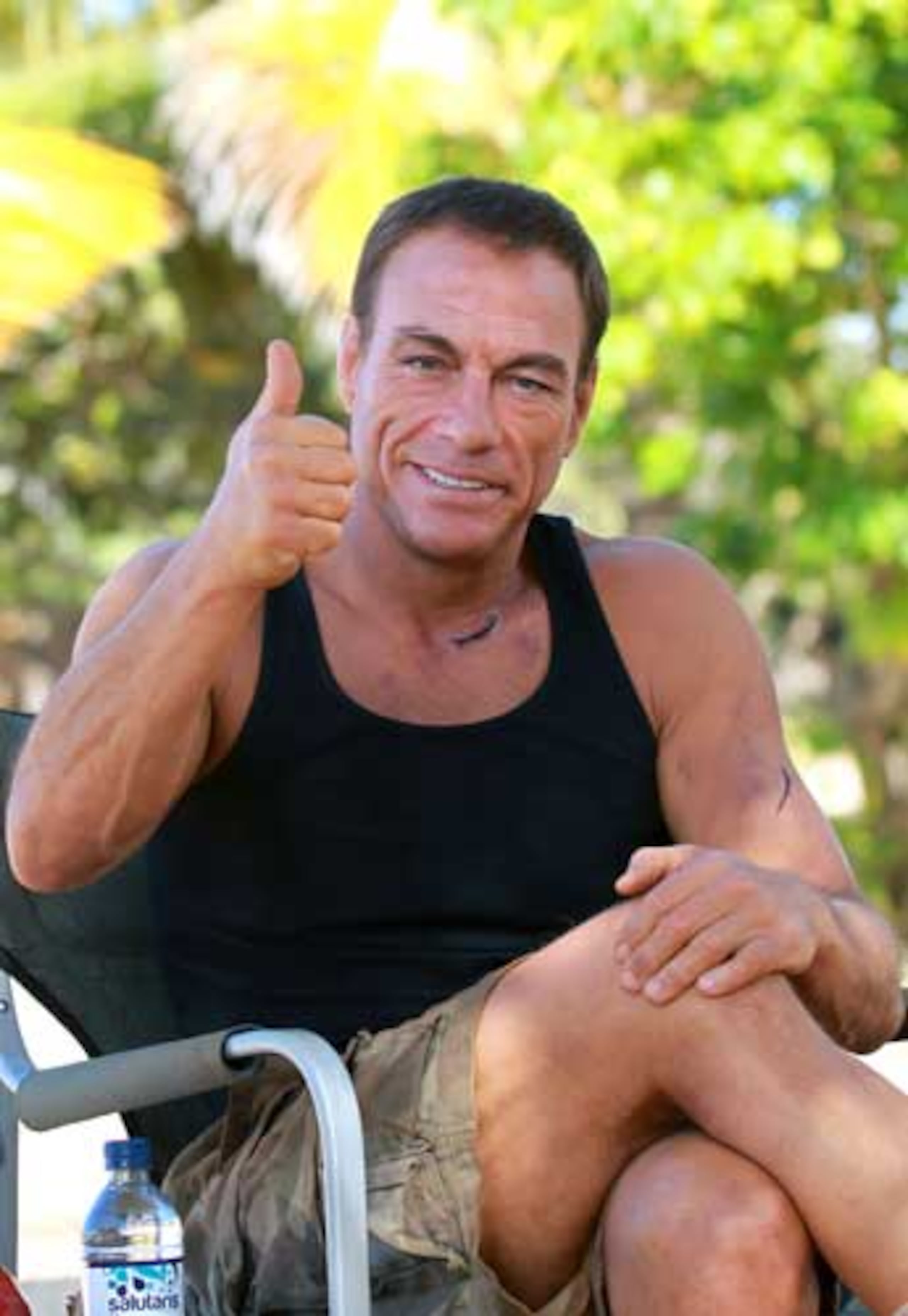 Jean-Claude Van Damme a un experto en supervivencia en la cita Welcome to the Jungle que se rodó aquí. (Archivo)
