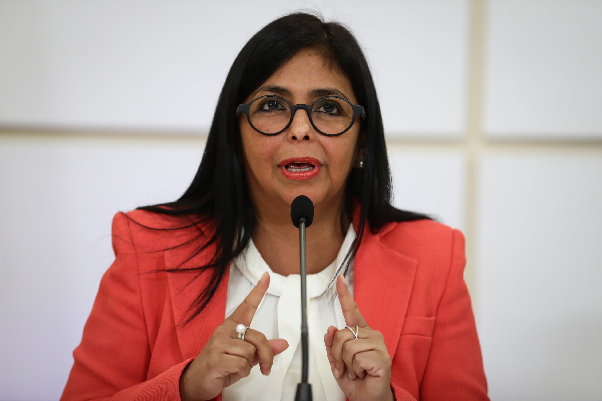 Delcy Rodríguez (EFE/Rayner Peña)