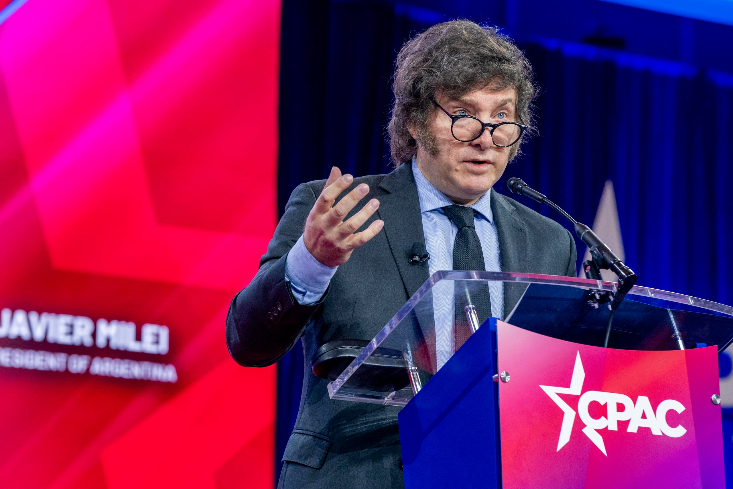 Trump y Milei fueron los principales oradores en la clausura de la Conferencia anual de Acción Política Conservadora a las afueras de Washington.
