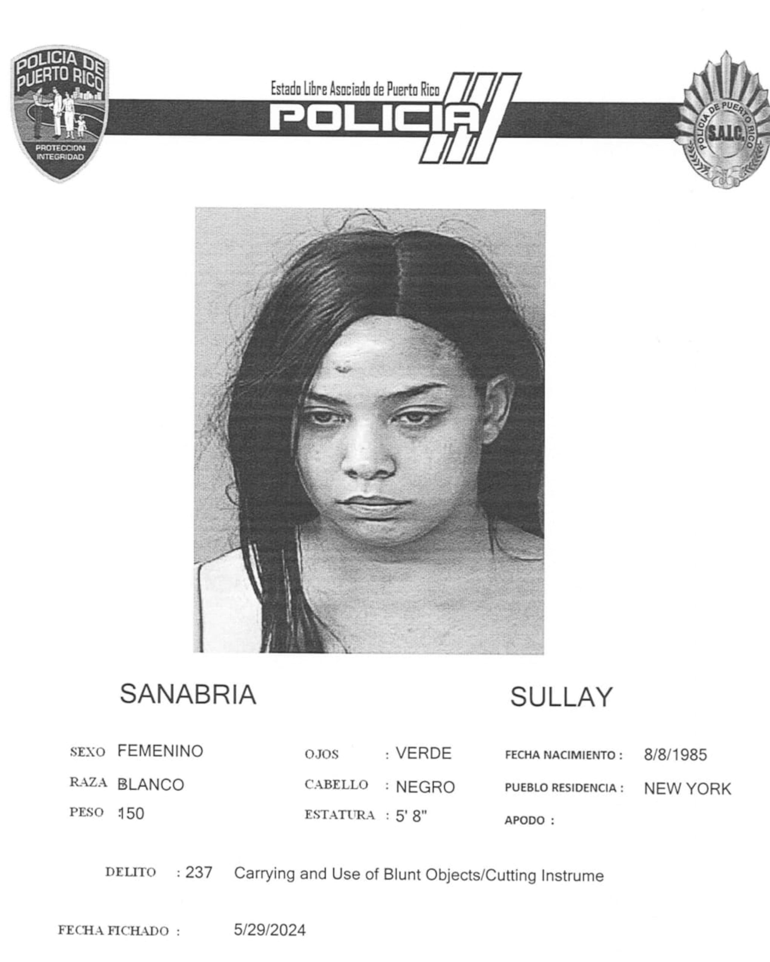 Sullay Sanabria enfrenta cargos por presuntamente cometer un "carjacking" en Aguadilla.