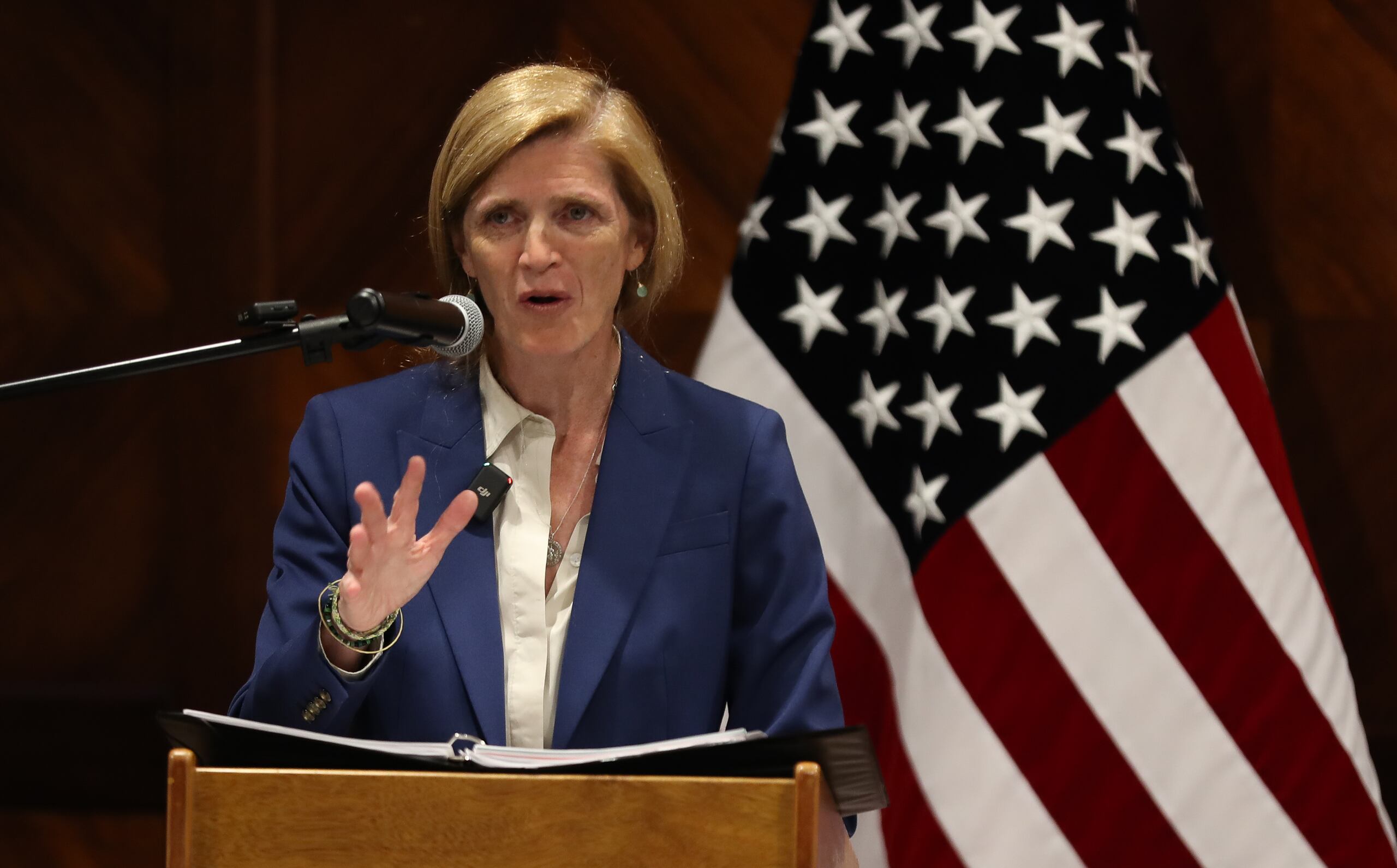 Samantha Power, administradora de la su Agencia para el Desarrollo Internacional. (EFE/ José Jácome)
