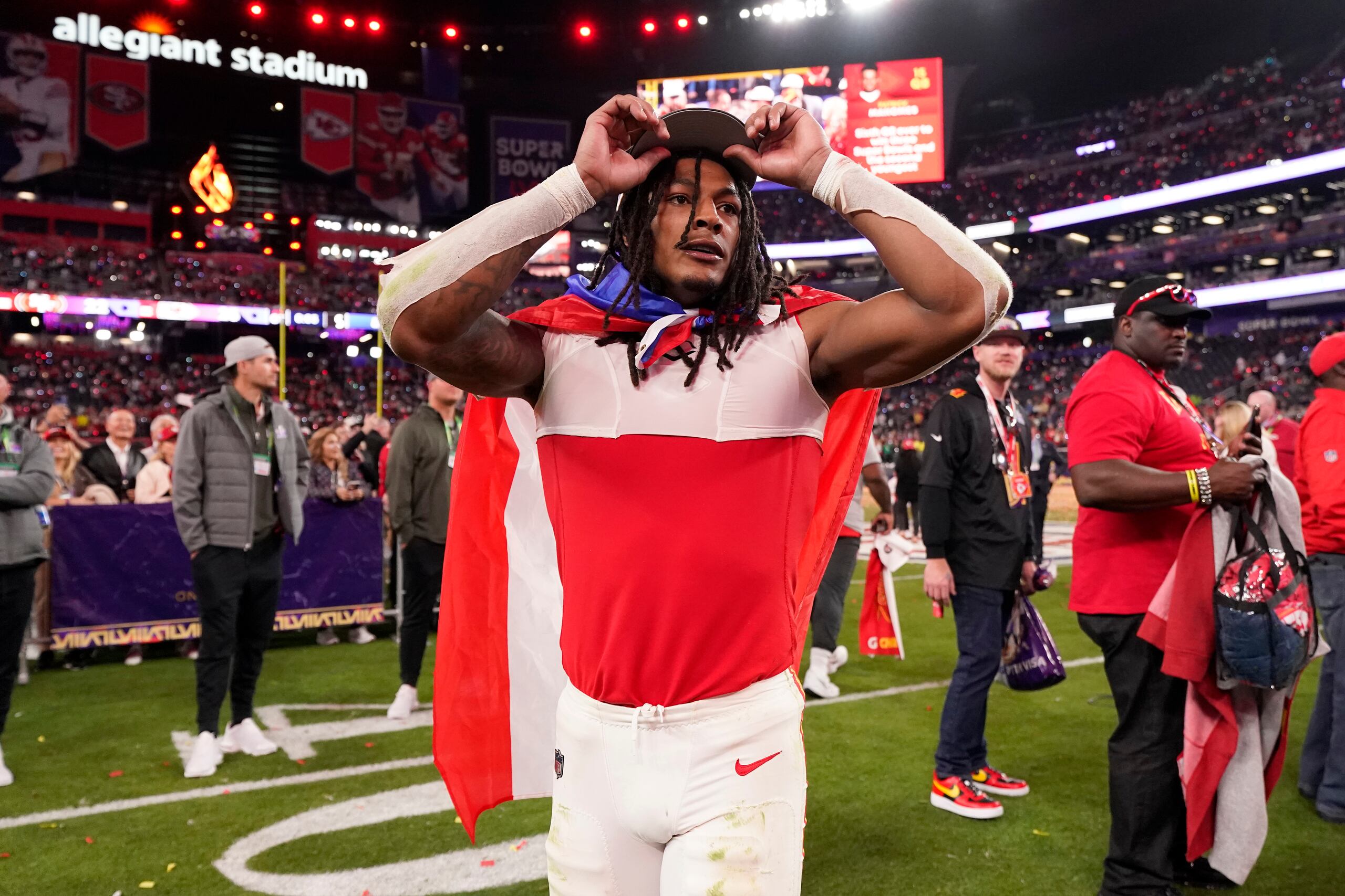 Isiah Pacheco ha ganado dos cetros del Super Bowl de forma corrida.