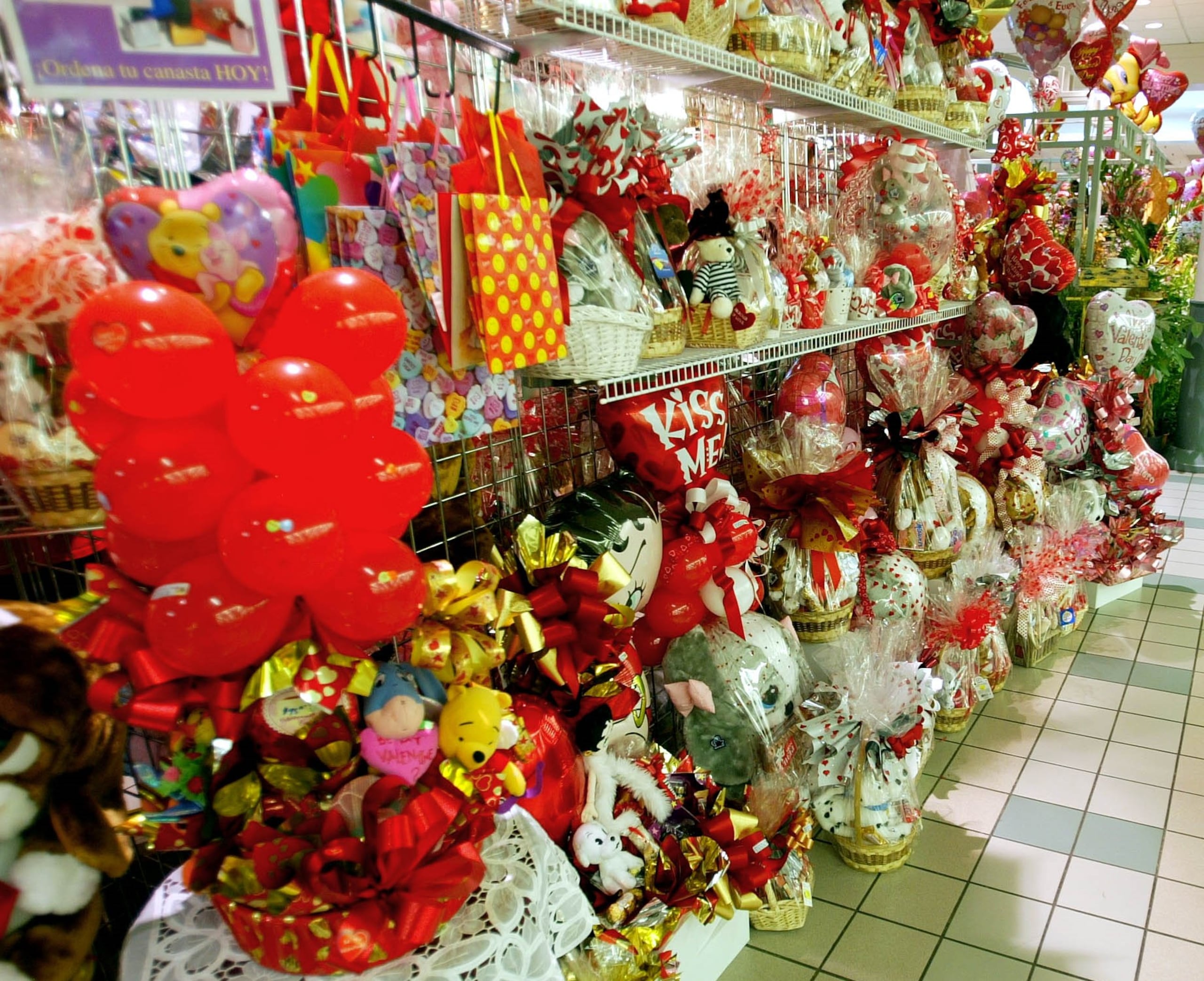 Regalos de San Valentín.