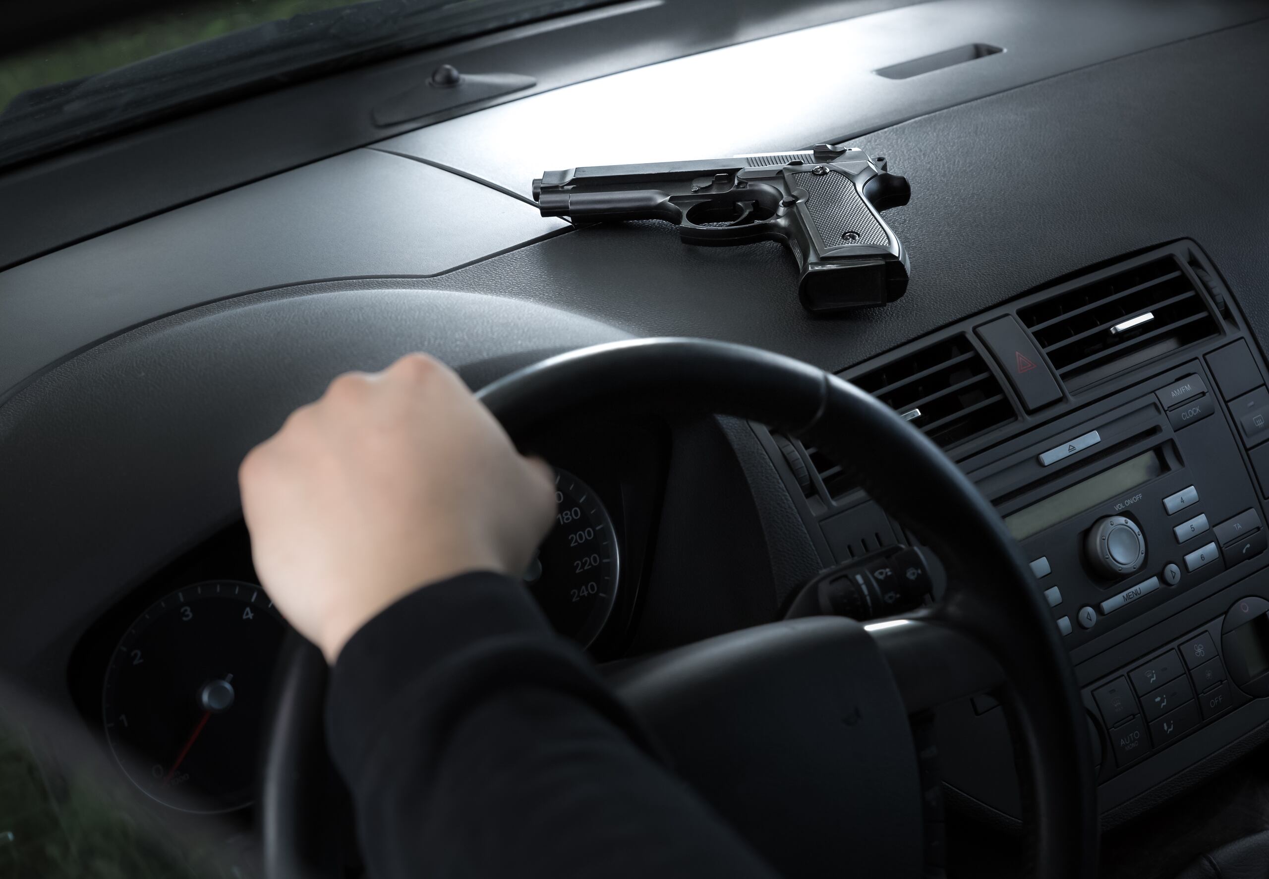 Imagen de un carjacking. (Archivo)