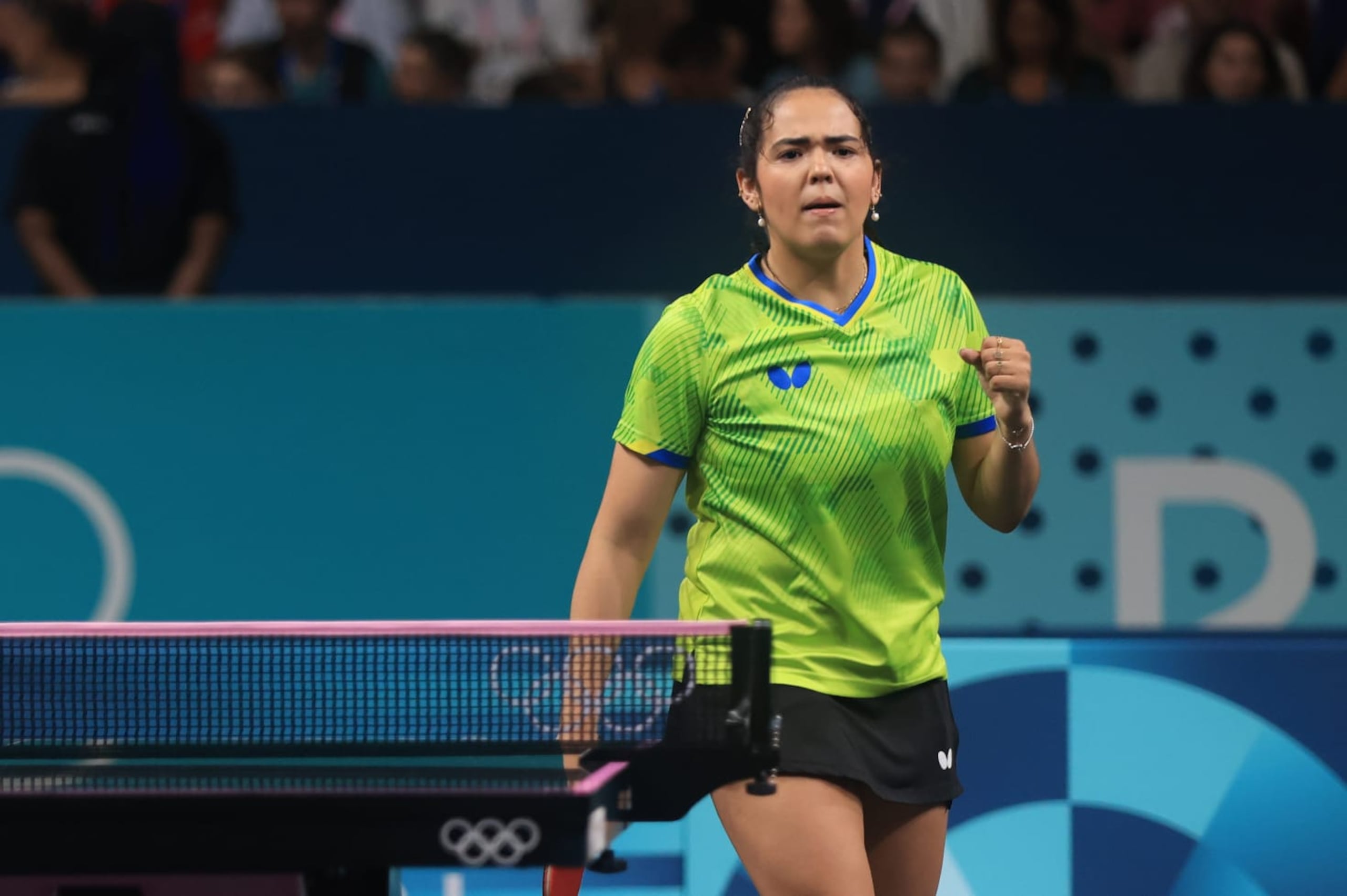 Adriana en la ronda de 16 en Paris