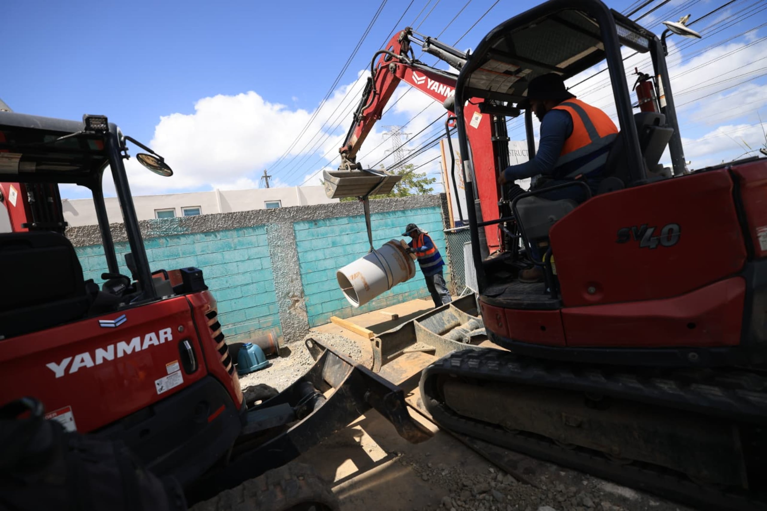 La estación de bombas Finca Rosso 1 se encuentra fuera de servicio desde hace más de un año, cuando un golpe de agua causó daños severos a la instalación.