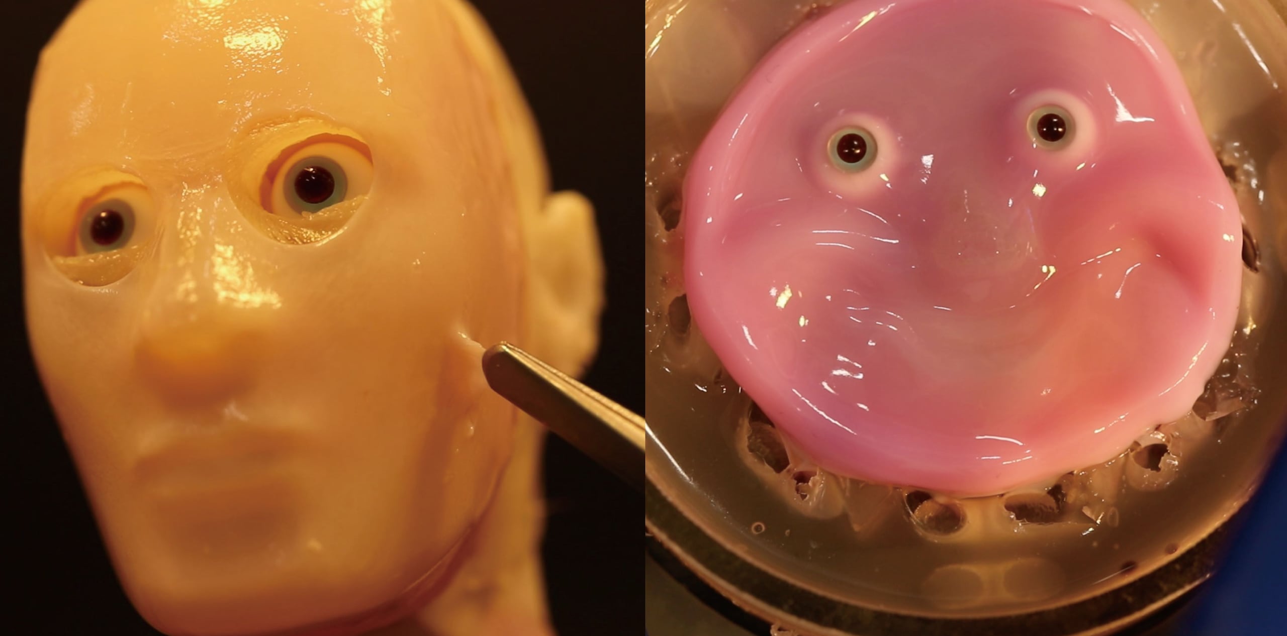 Los investigadores japoneses han desarrollado un mecanismo que une el tejido en perforaciones en la superficie del robot, lo que permite que los movimientos sean más fluidos y naturales.