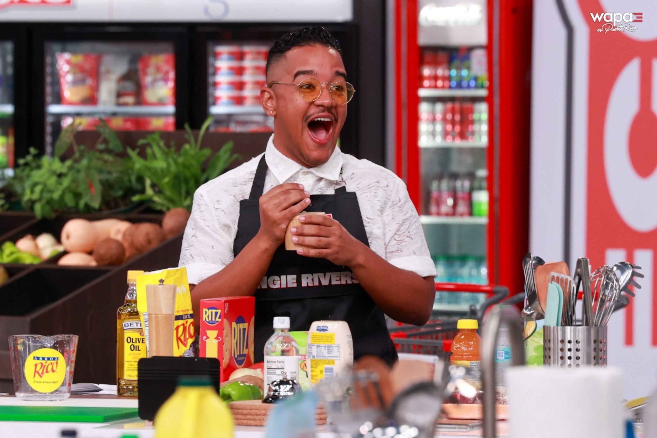 El creador de contenido Angie Rivers sigue firme en buscar el "Pilón de Oro" de "Super Chef Celebrities".