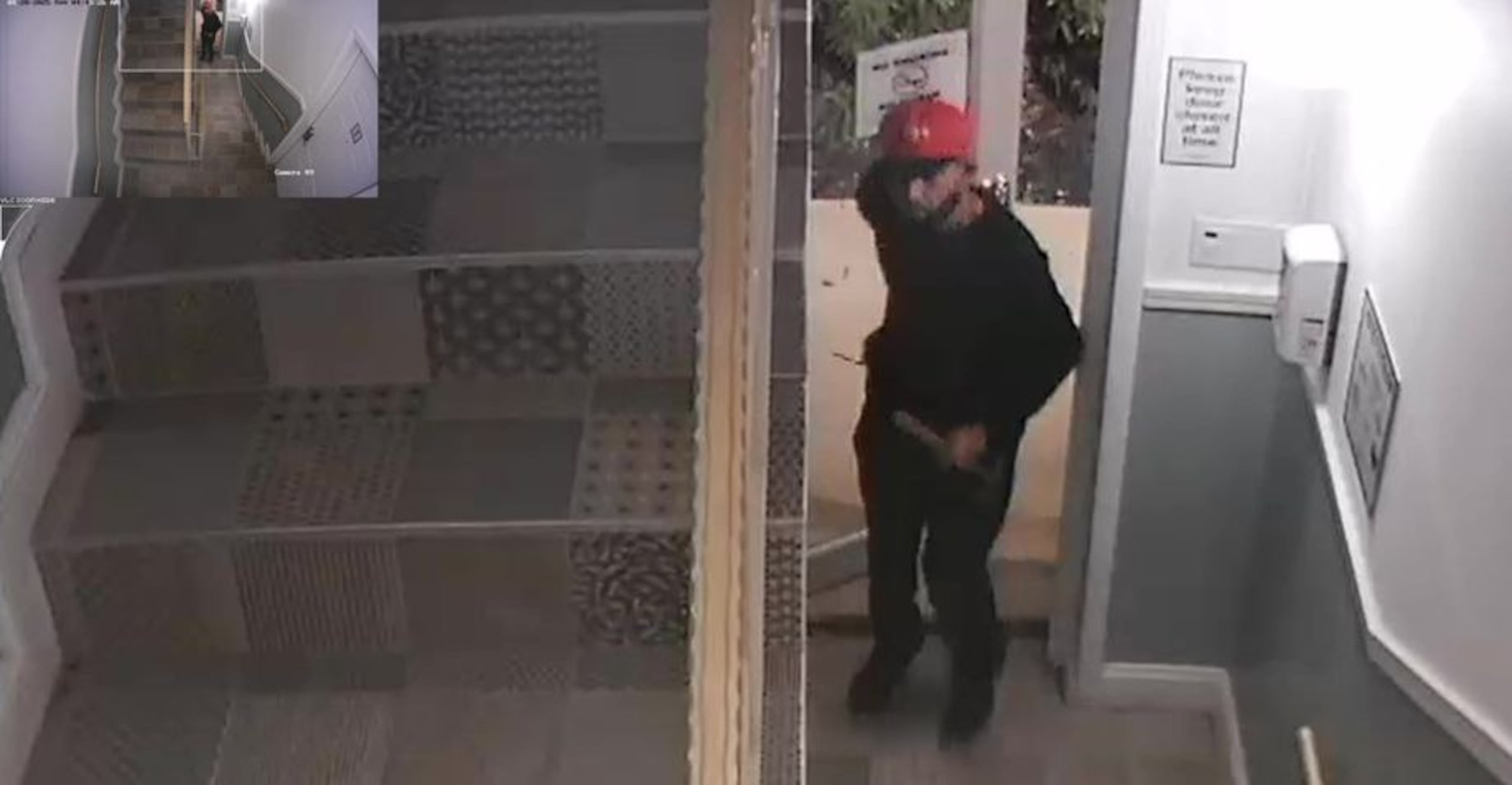 La Policía Municipal de San Juan, diseminó la foto de este hombre que es sospechoso de un escalamiento en Santurce.