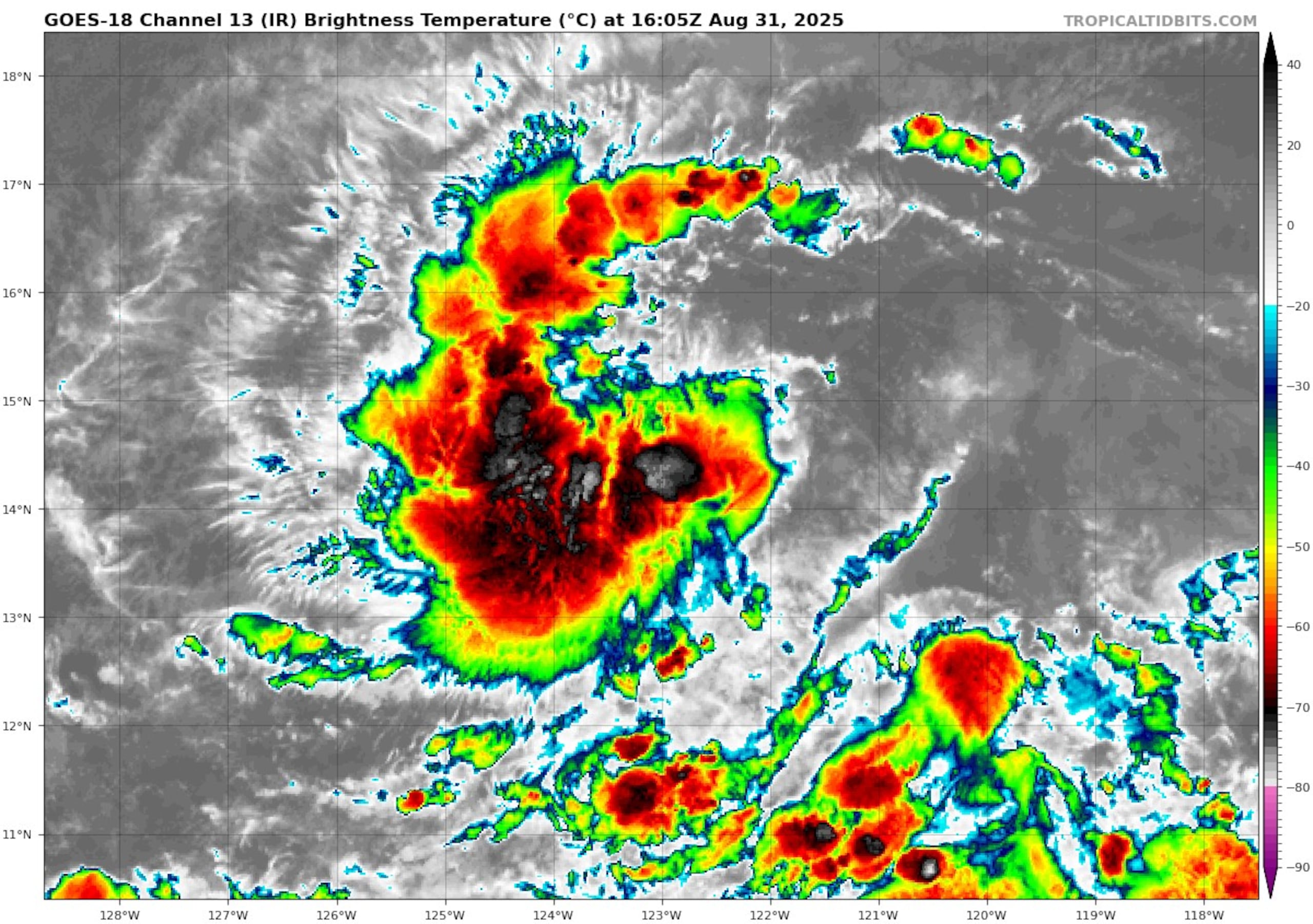 Tormenta tropical Kiko.