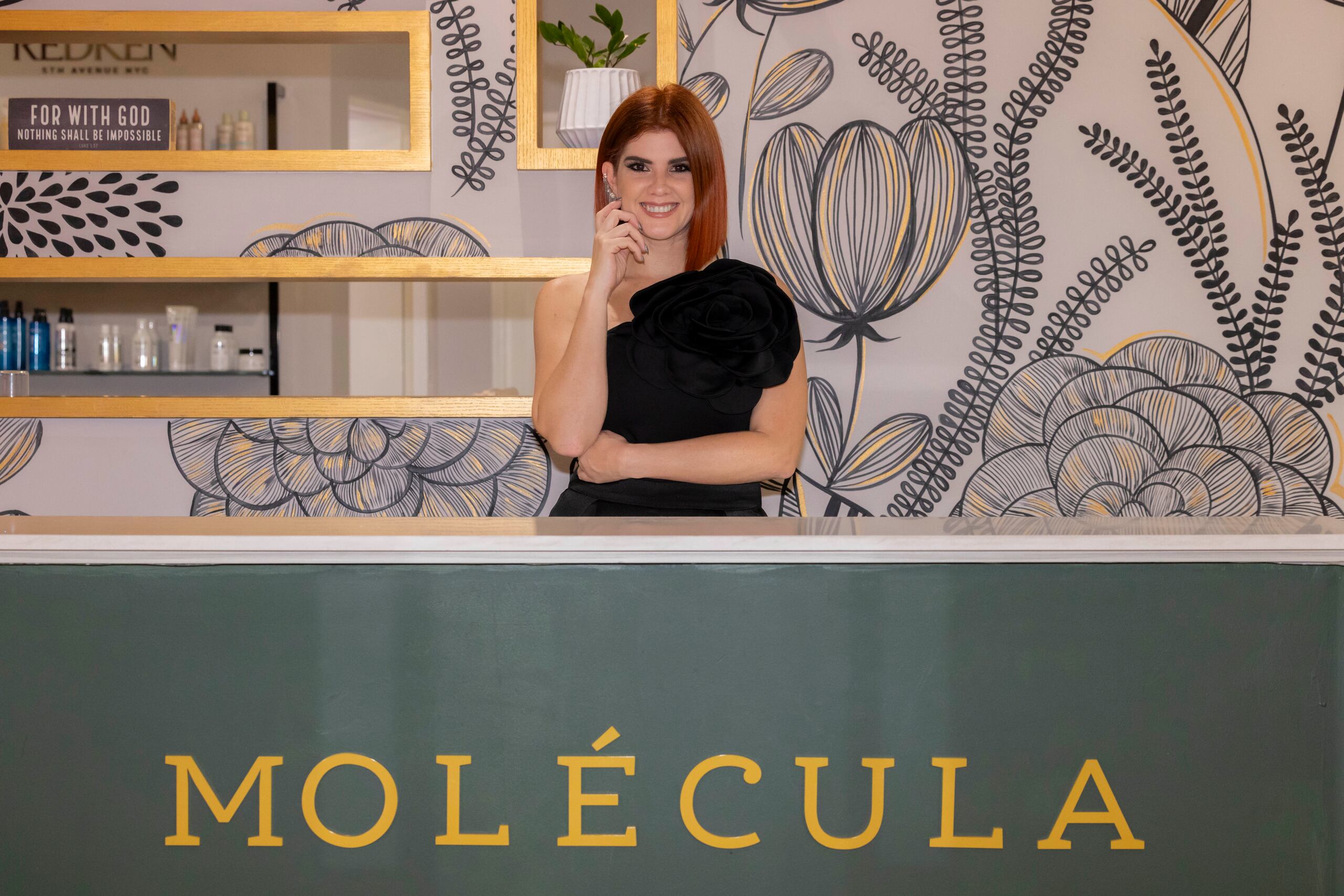 Gloritza Avilés es creadora del concepto detrás del salón de belleza Molécula, en The Mall of San Juan.
