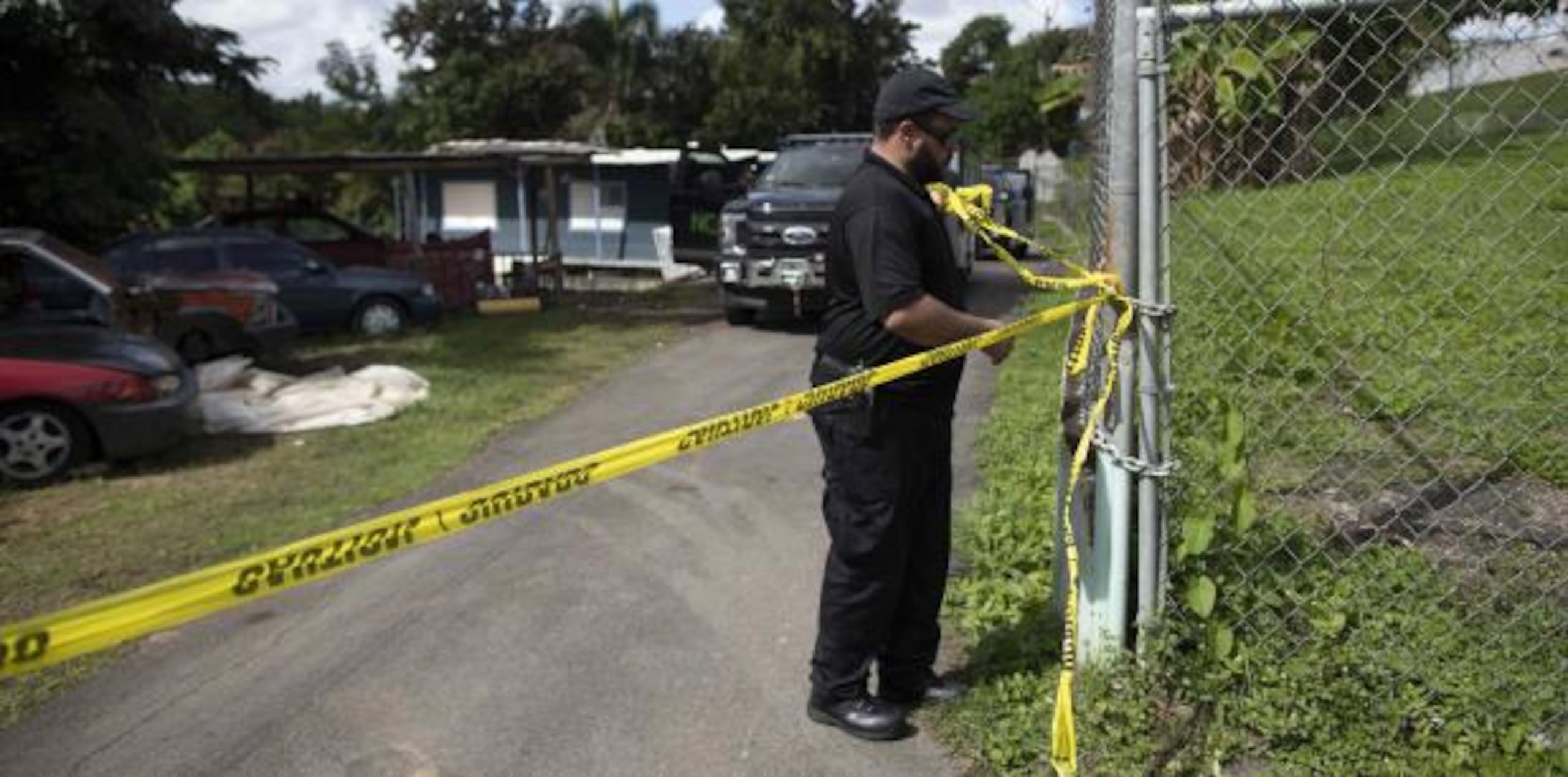 Residencia donde ocurrió la primera masacre de 2020 que le costó la vida a cuatro personas en una residencia en Trujillo Alto (teresa.canino@gfrmedia.com)