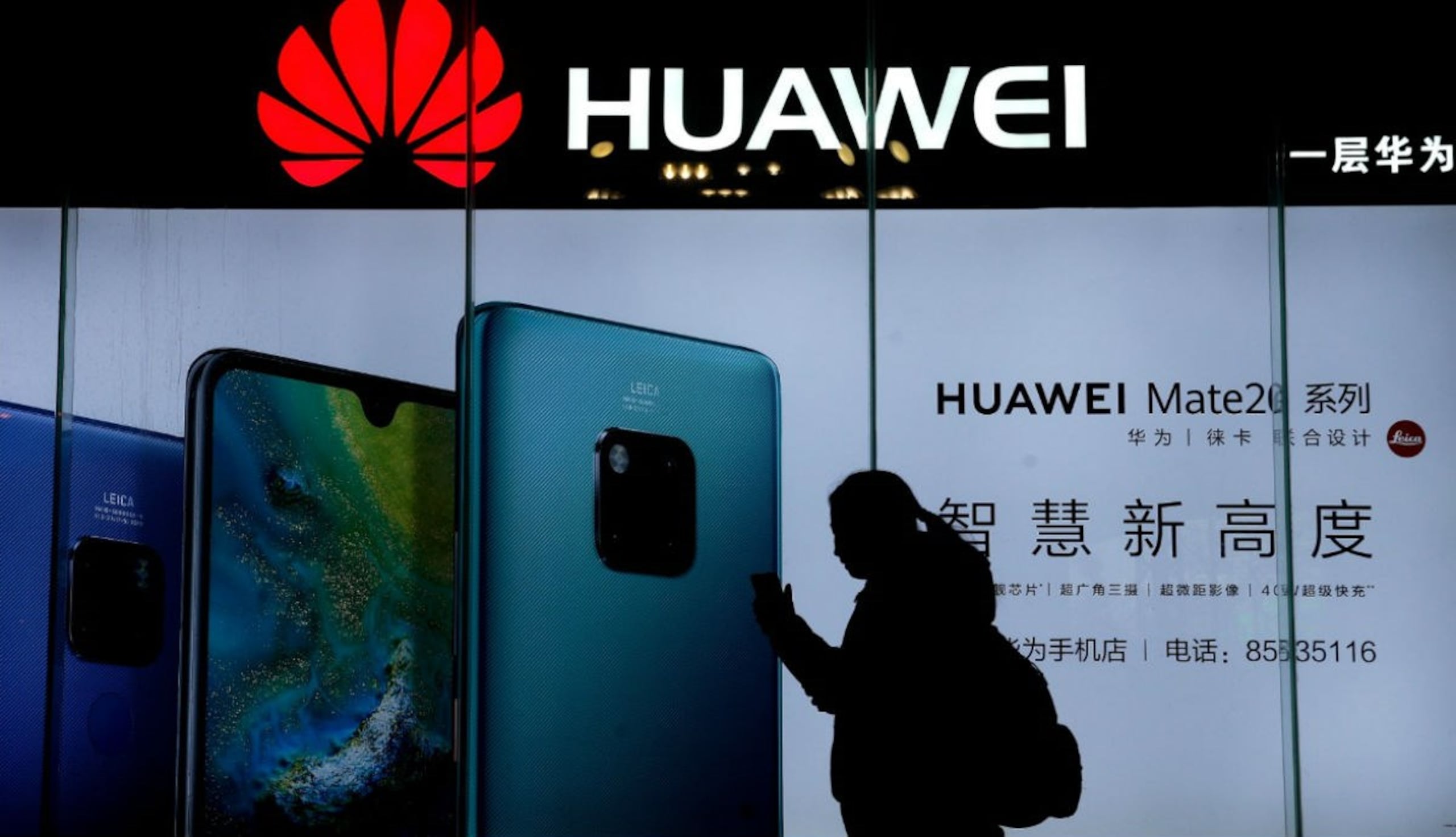 Los modelos de Huawei encabezan la lista. (AP)