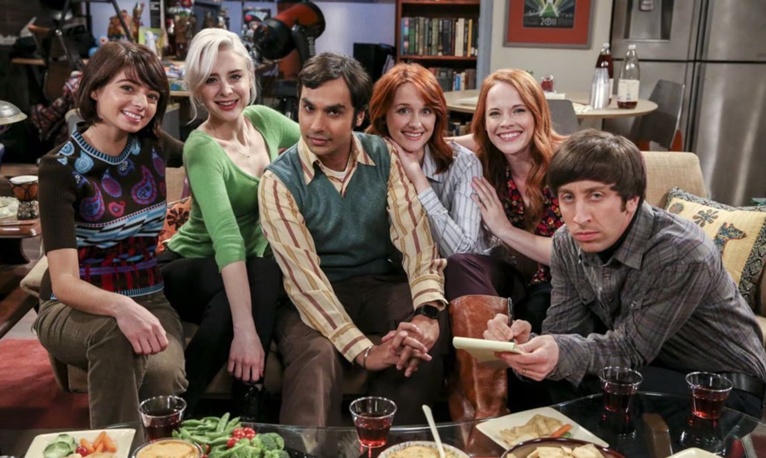 Parte del elenco de "The Big Bang Theory".