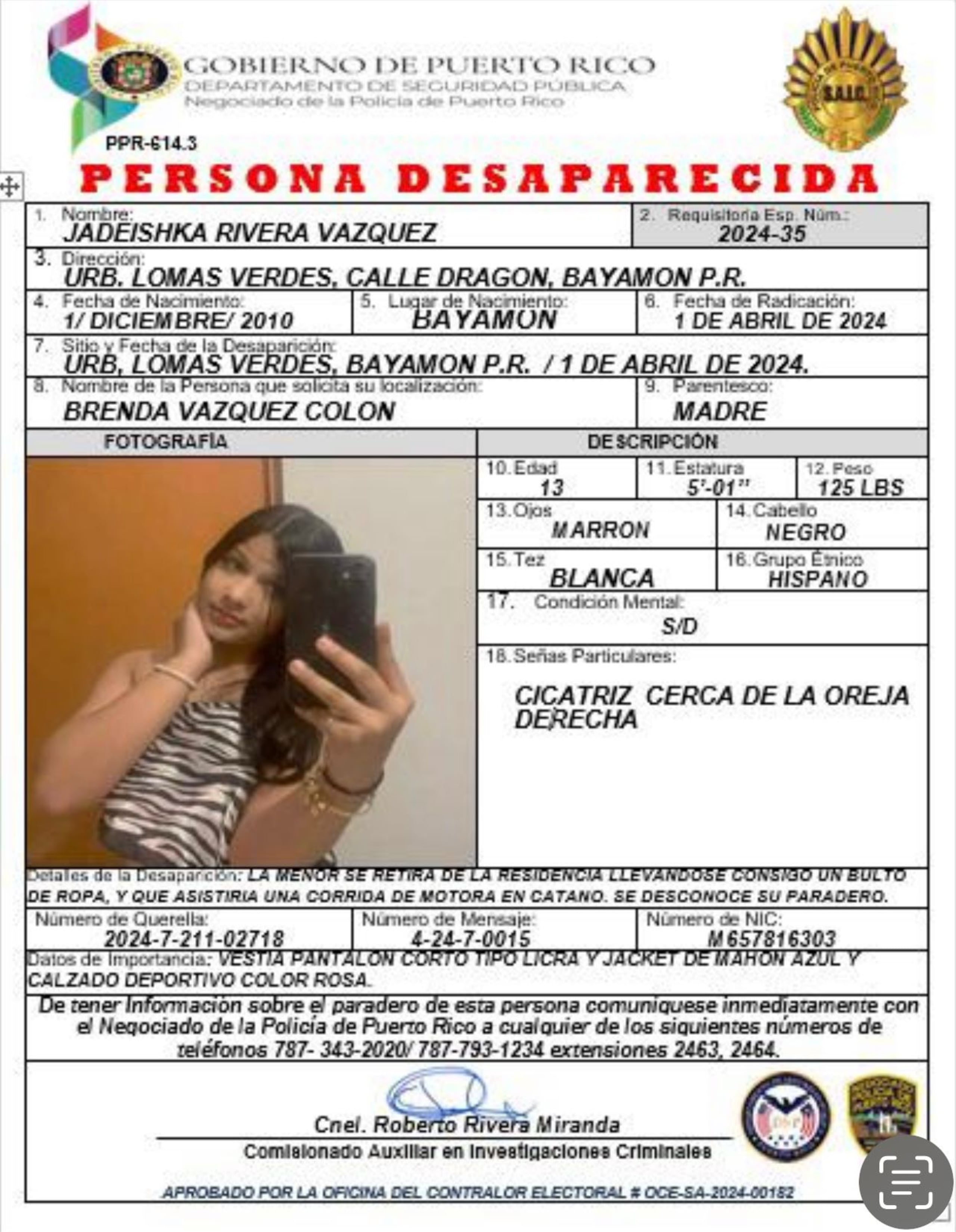 Jadeishka Rivera Vázquez.