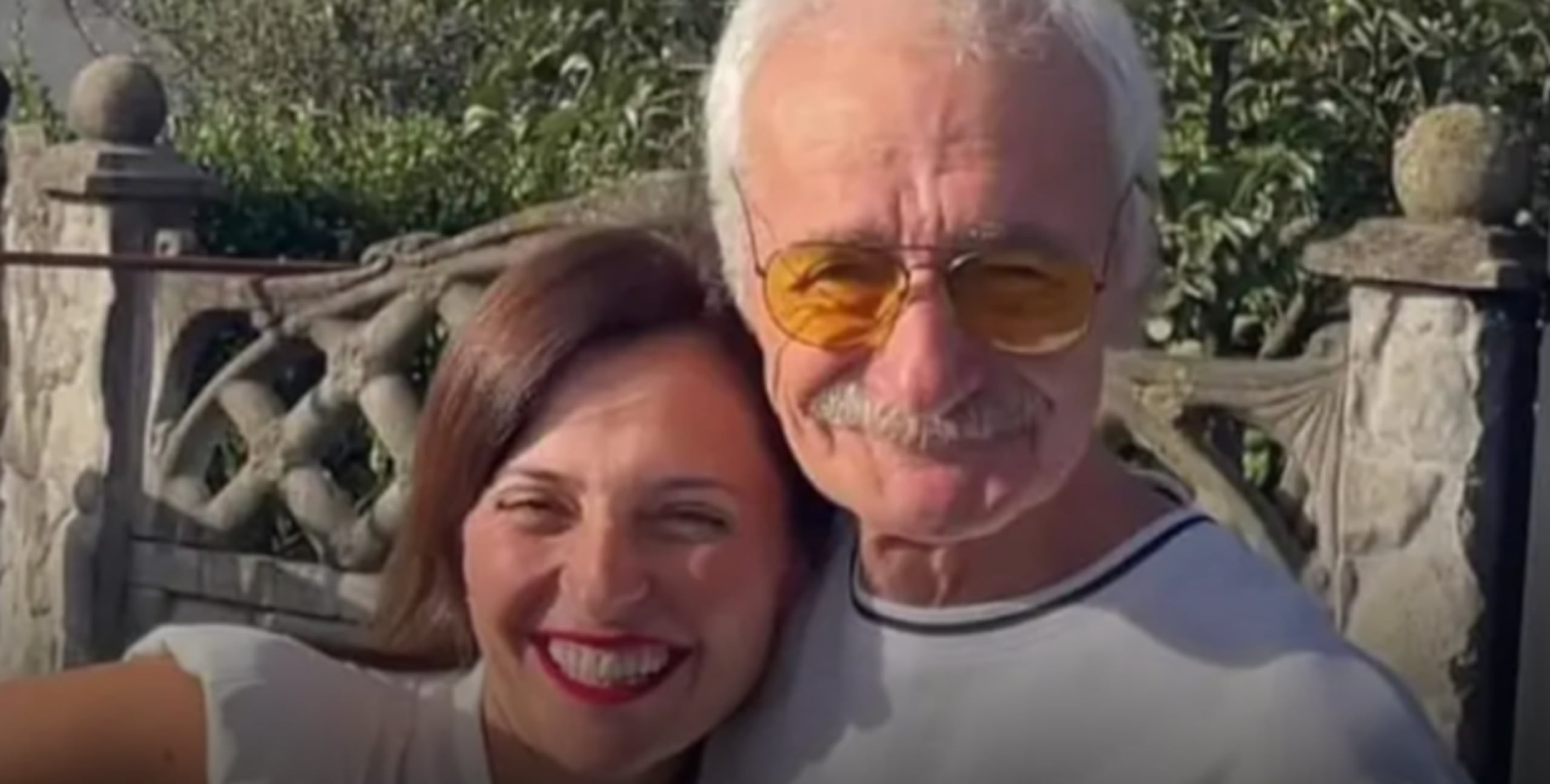 Tamuna Museridze y su padre al reencontrarse