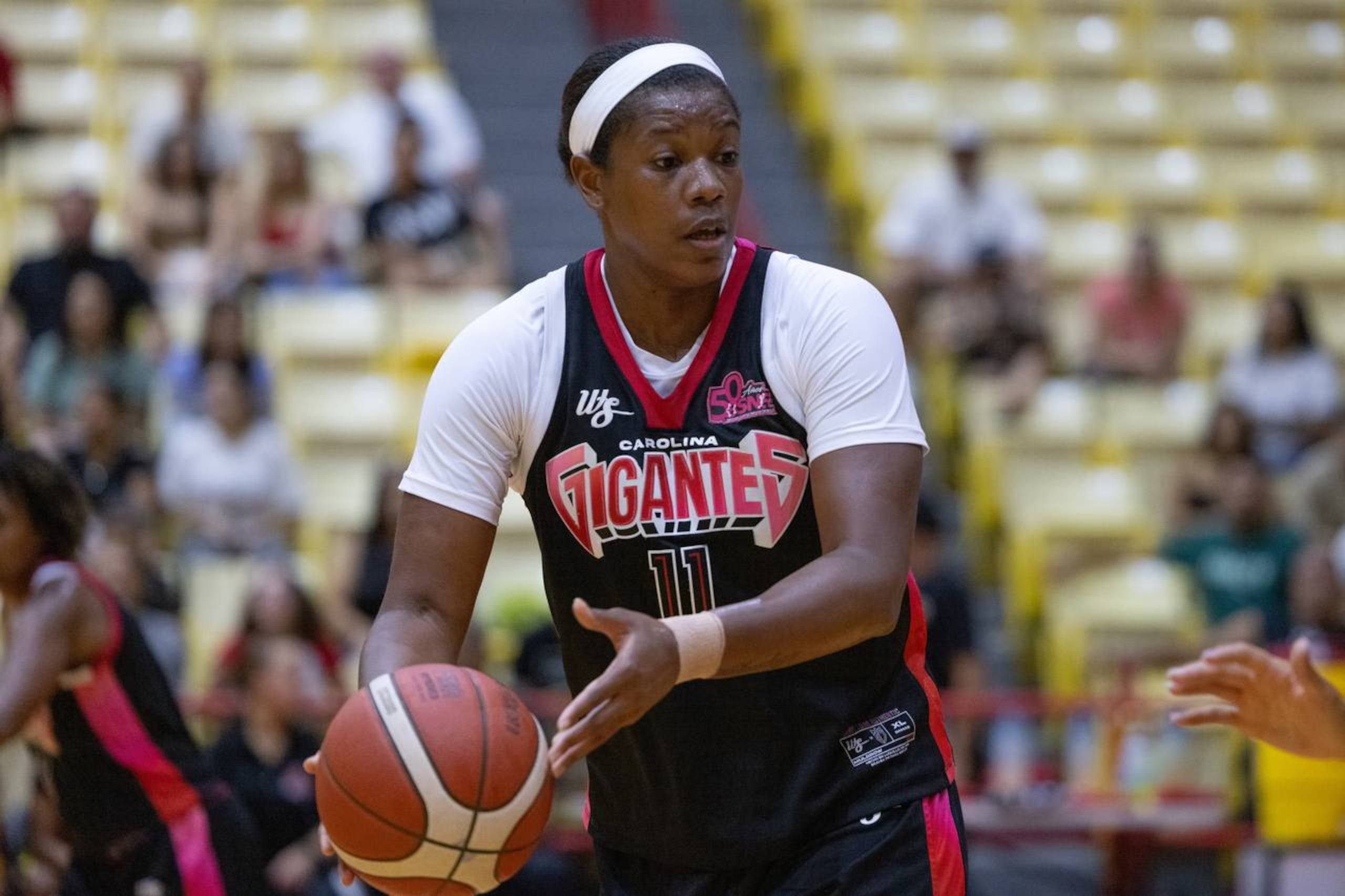 Teana Muldrow, de las Gigantes de Carolina, se destacó con 21 puntos y 11 rebotes.