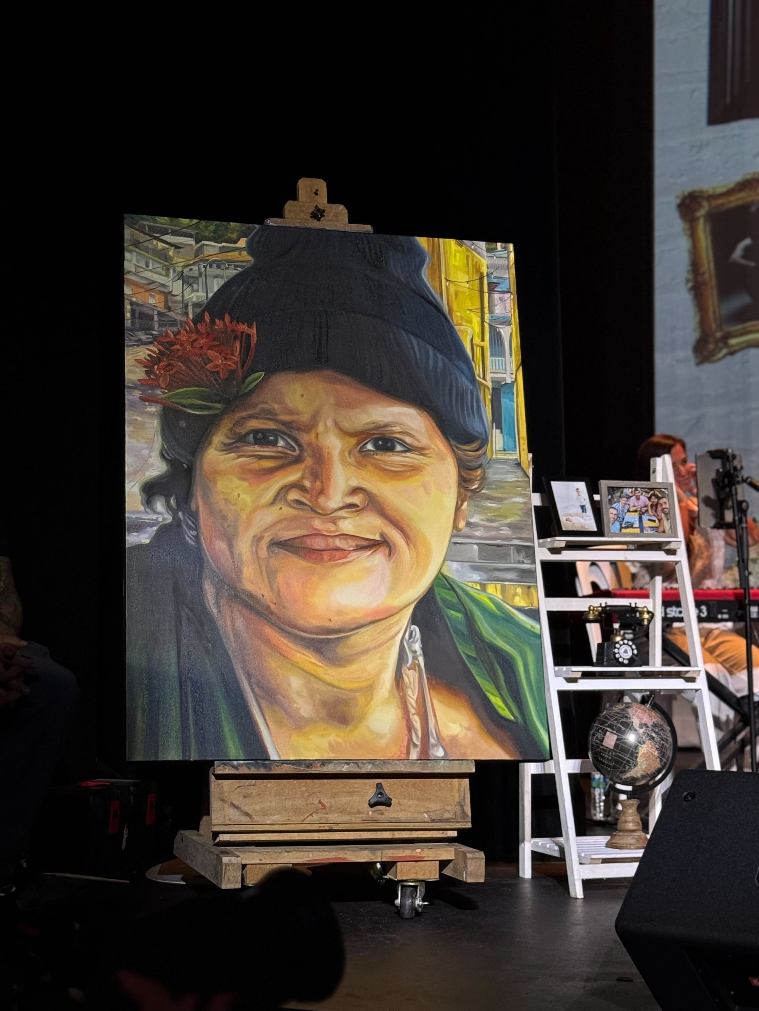 Pintura de Marta.