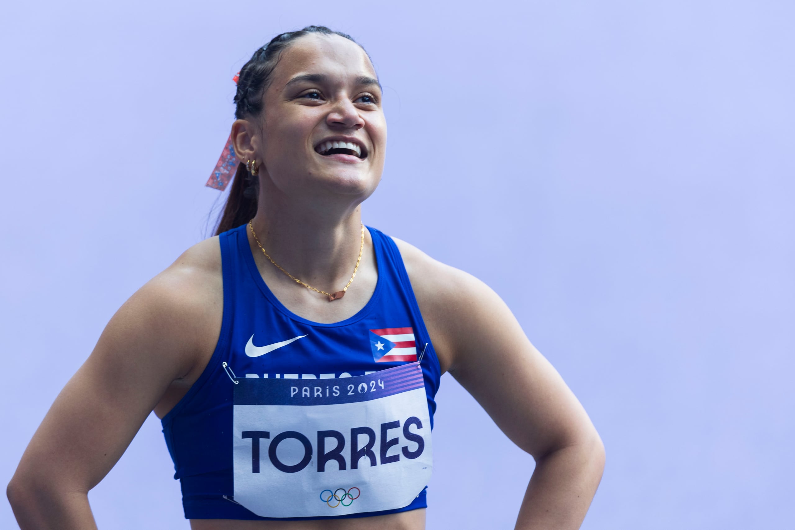 Gladymar Torres de Puerto Rico hizo récord nacional durante la primera ronda de los 100 metros en los Juegos Olímpicos de París.