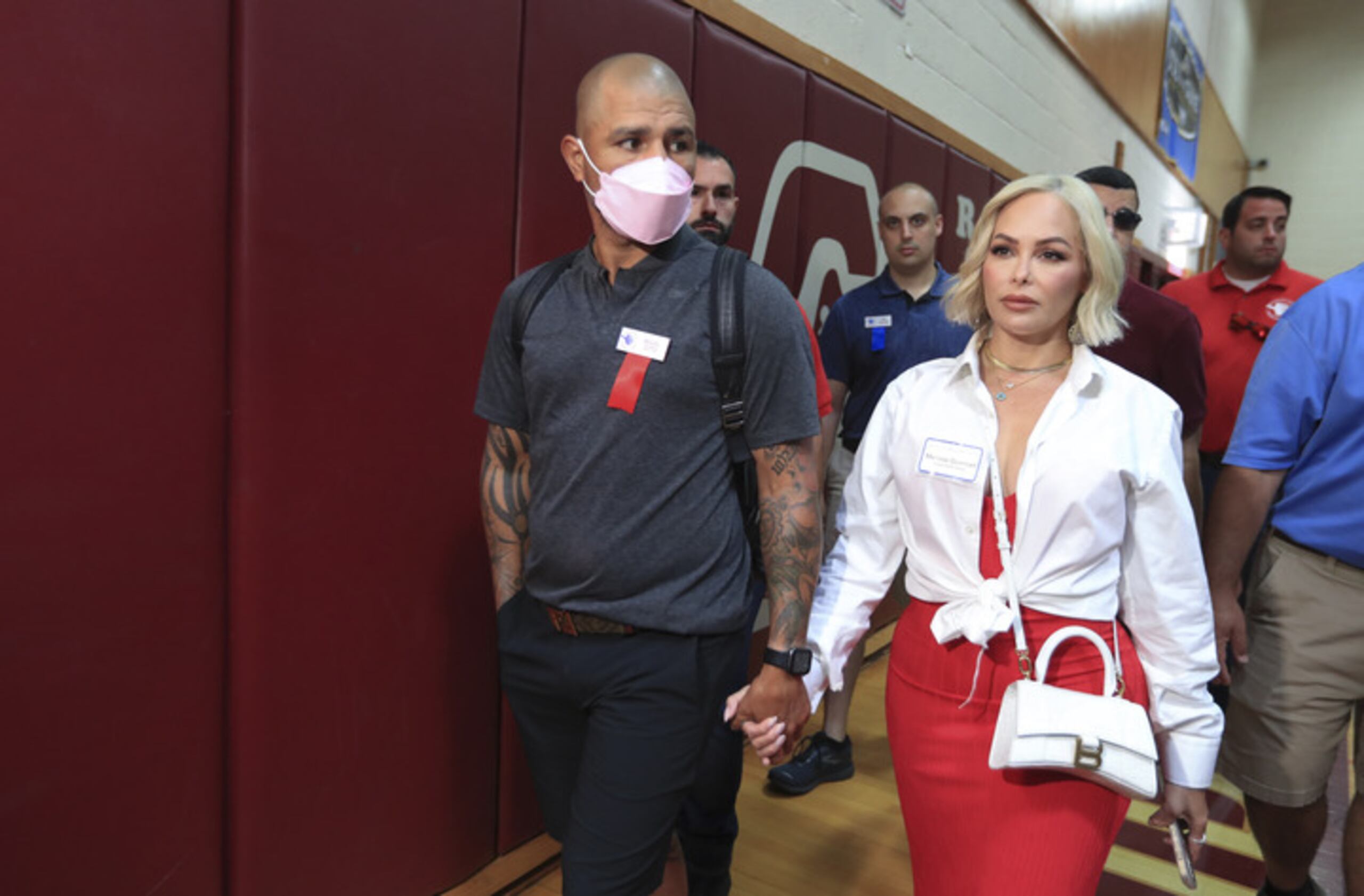 Miguel Cotto y su esposa, Melissa Guzmán.