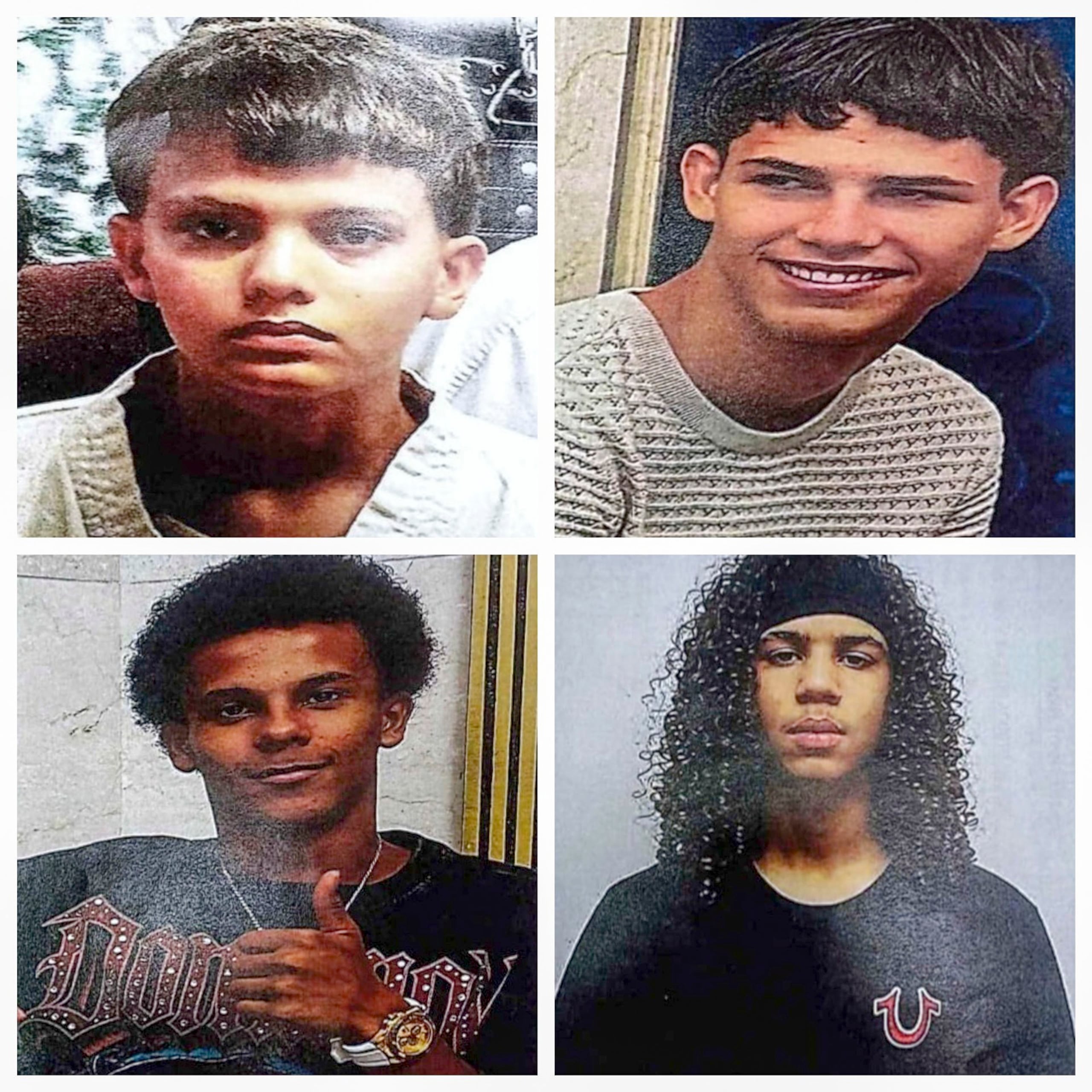 Los menores Florentino Elías William Franco, Jacqxiel M. Jamil Valentín, Damon Córdova Rivera y Yadiel Torrales Lazú fueron vistos por última vez en el Hogar del Niño Manuel Fernández Juncos.