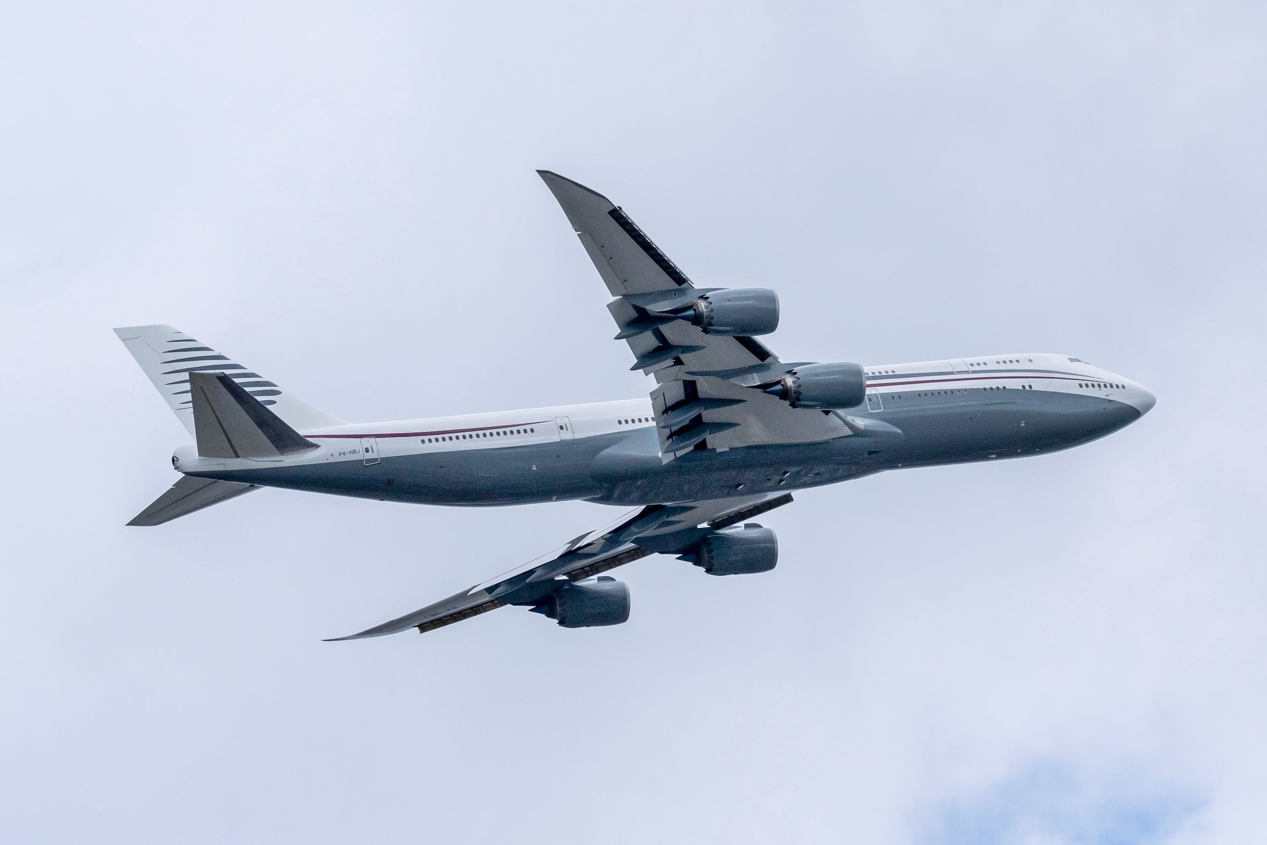 Qatar le regaló a Trump un nuevo Boeing (AP foto/Ben Curtis)