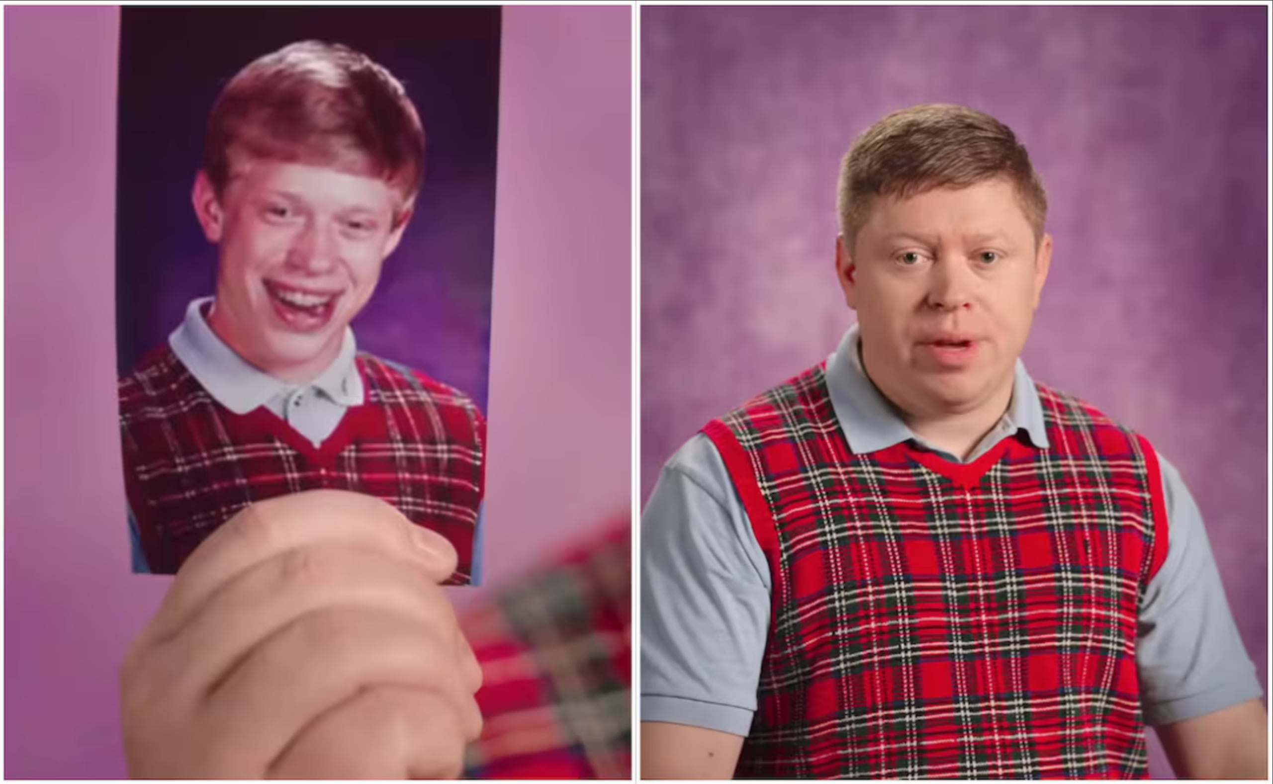 Protagonistas de los memes más populares de los años 2000 y 2010 se reunieron en un comercial que reflexiona sobre la evolución de las redes sociales.